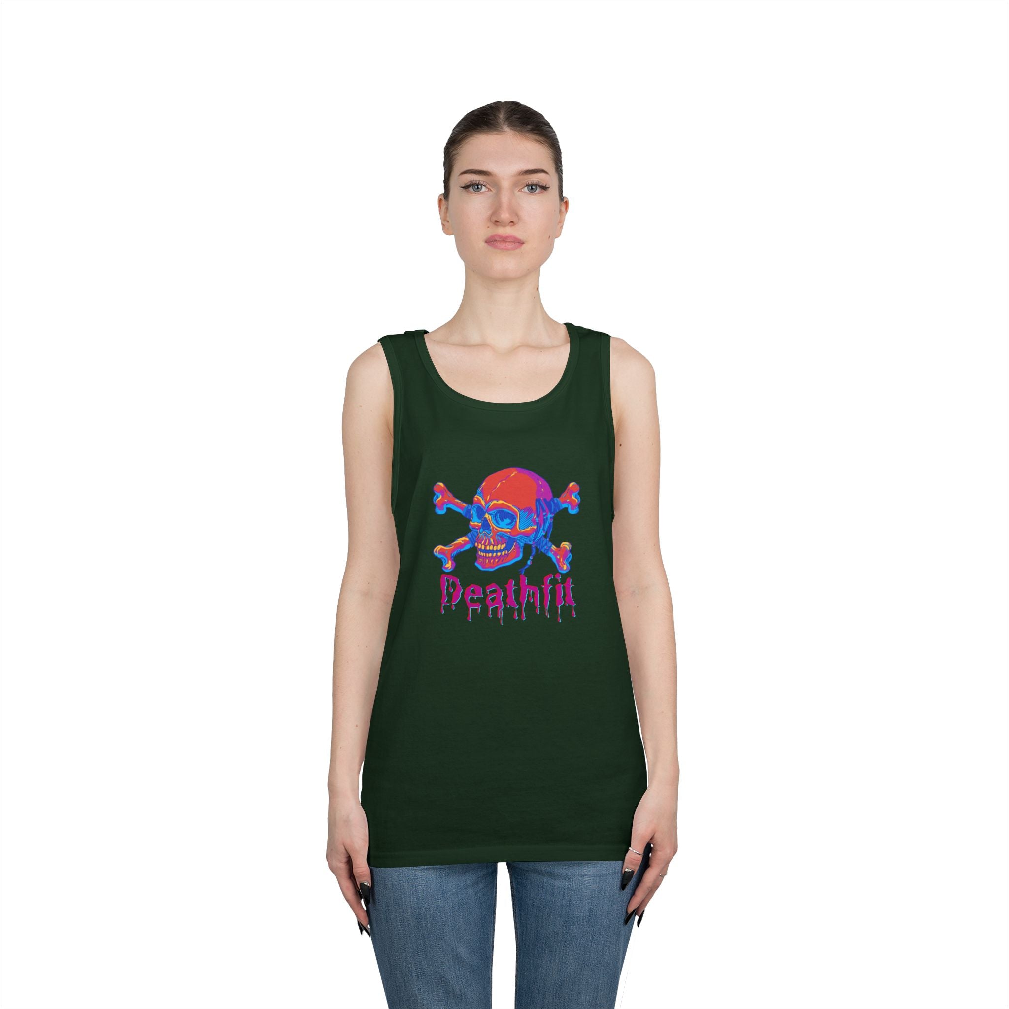 Unisex Heavy Cotton Premium DEATHFIT Tank Top