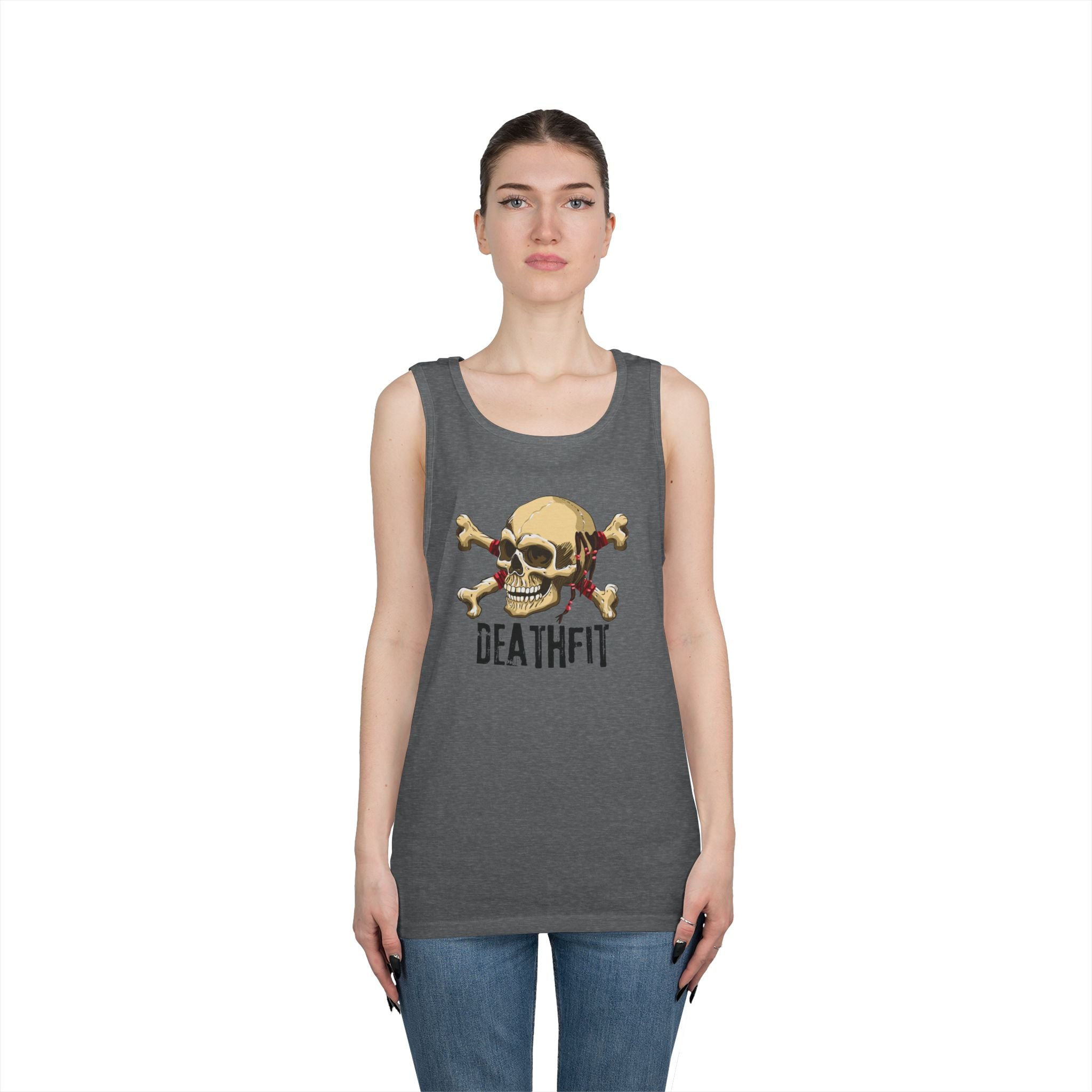 Unisex Heavy Cotton Premium DEATHFIT Tank Top