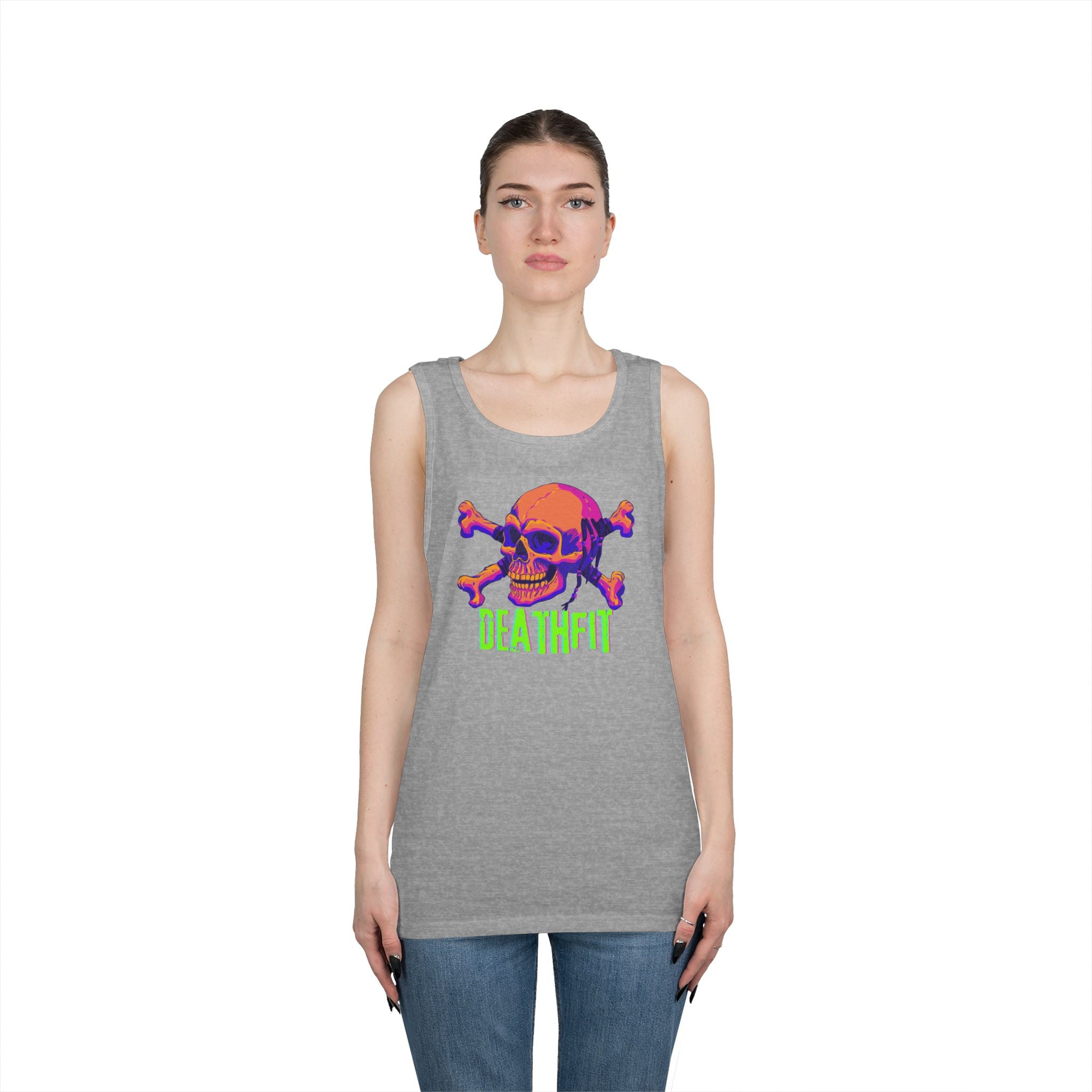 Unisex Heavy Cotton Premium DEATHFIT Tank Top