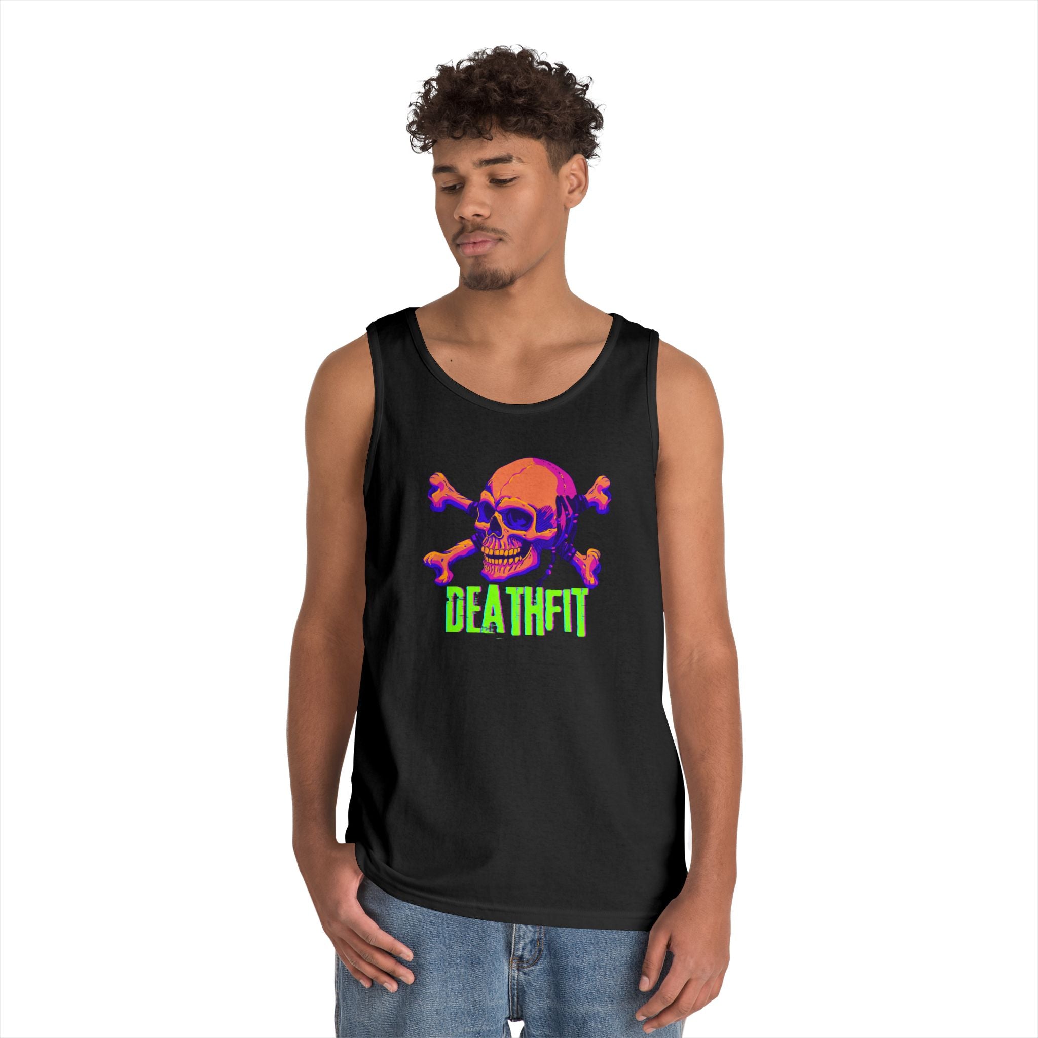 Unisex Heavy Cotton Premium DEATHFIT Tank Top