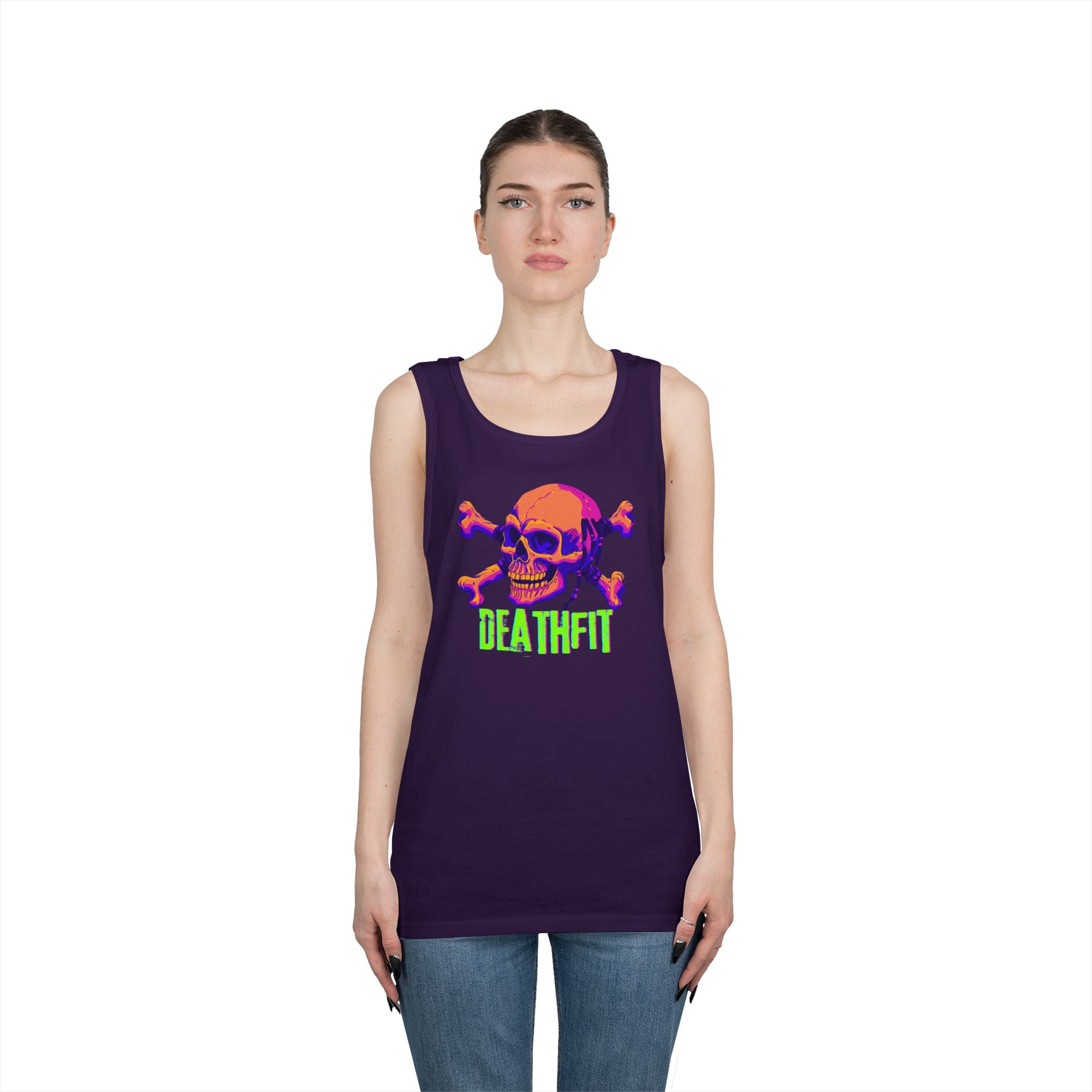Unisex Heavy Cotton Premium DEATHFIT Tank Top
