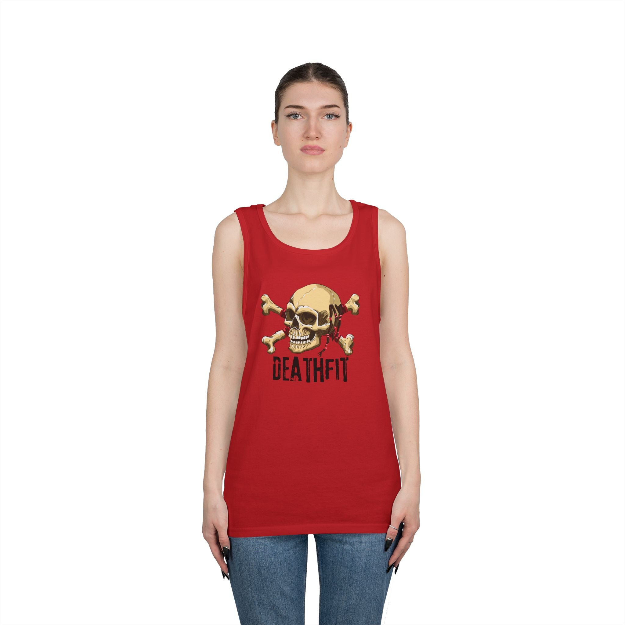 Unisex Heavy Cotton Premium DEATHFIT Tank Top