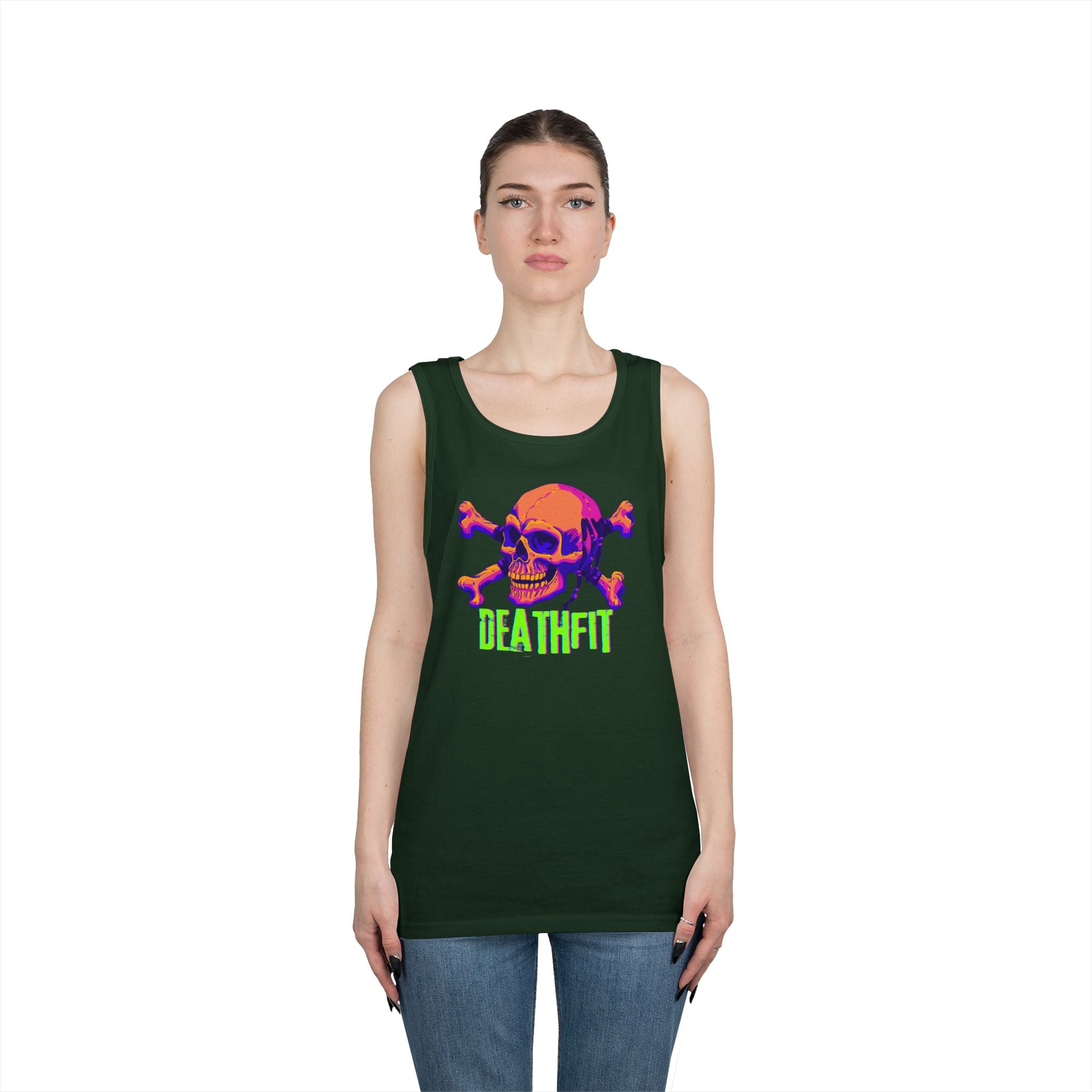 Unisex Heavy Cotton Premium DEATHFIT Tank Top