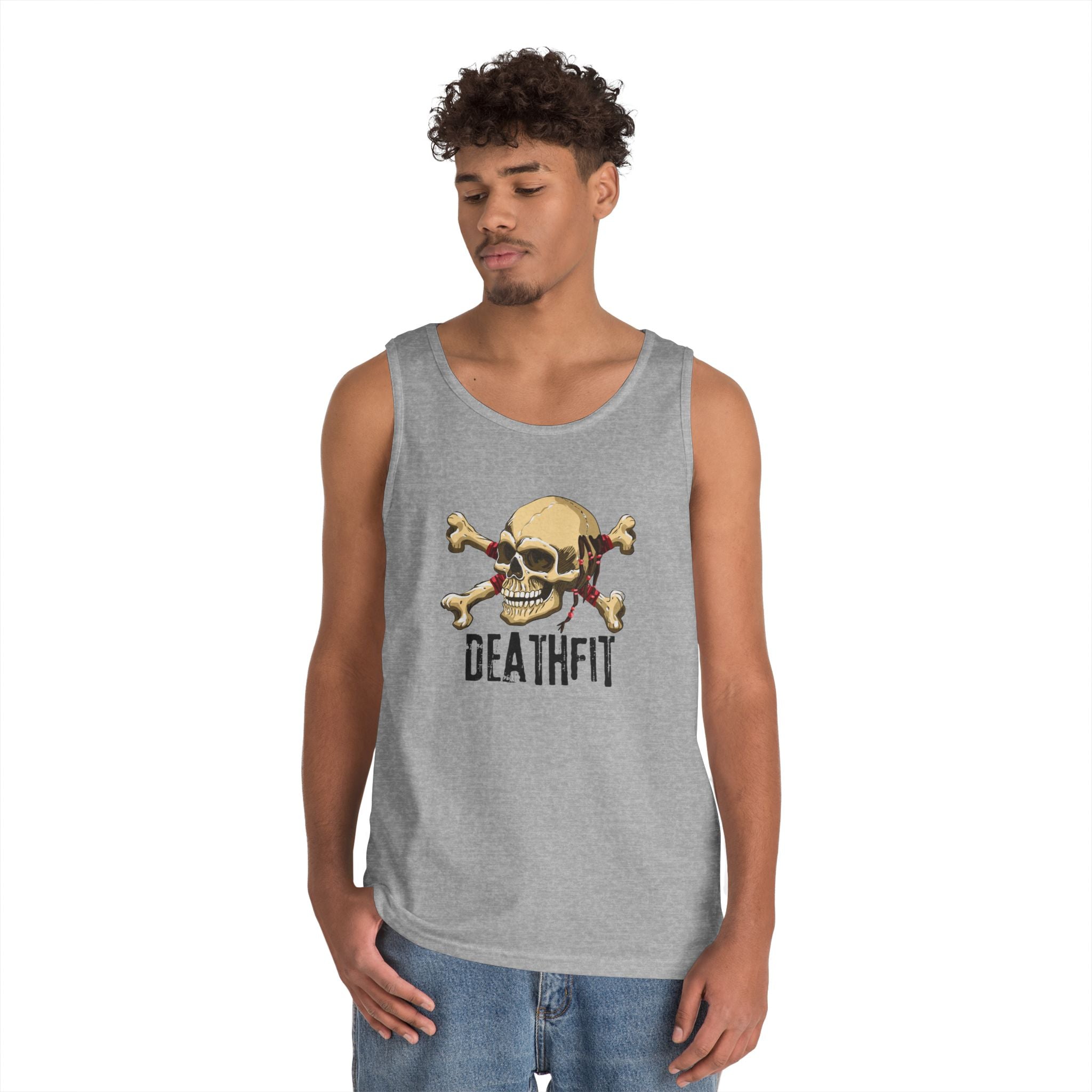Unisex Heavy Cotton Premium DEATHFIT Tank Top