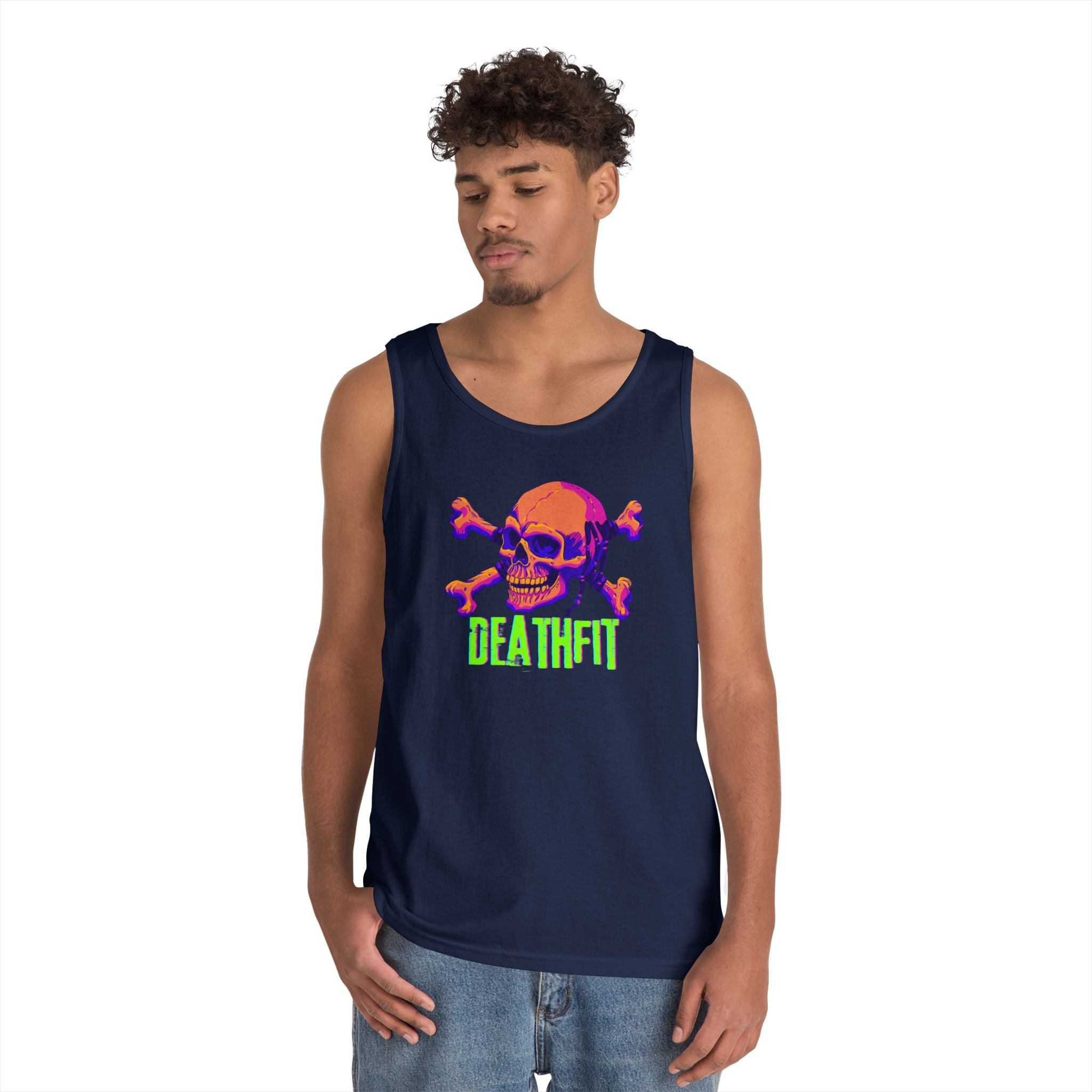 Unisex Heavy Cotton Premium DEATHFIT Tank Top