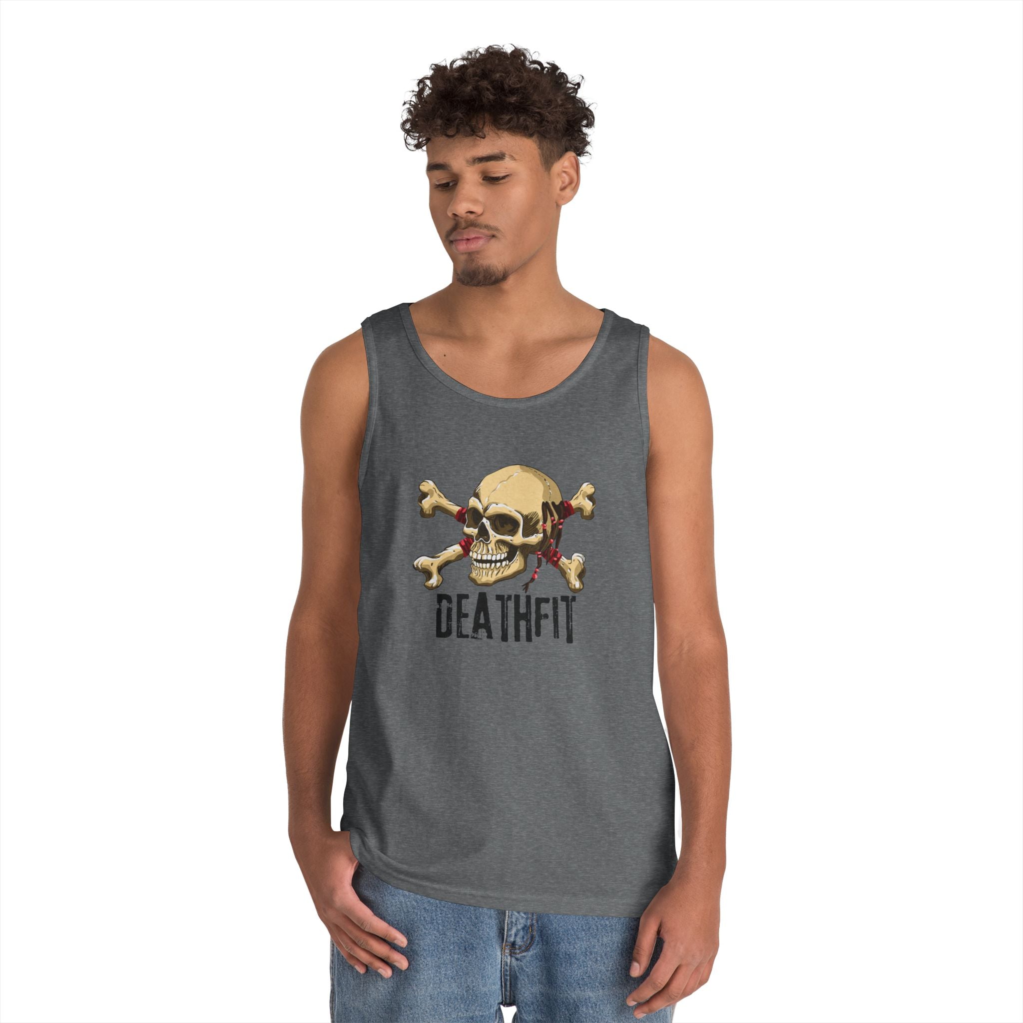 Unisex Heavy Cotton Premium DEATHFIT Tank Top