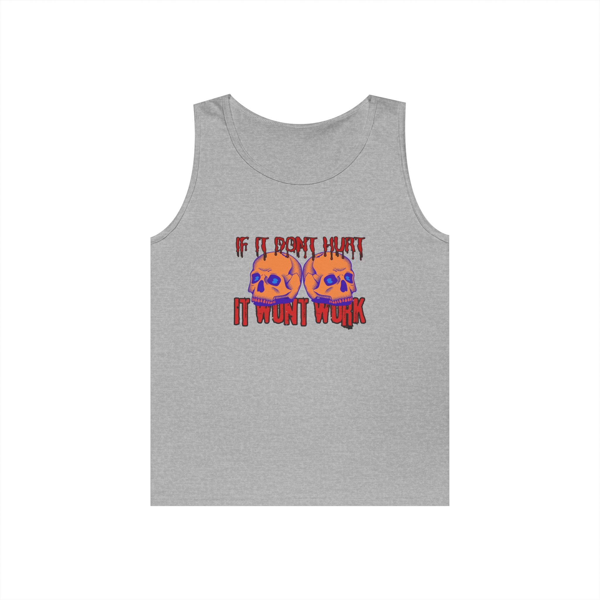 Unisex Heavy Cotton Premium DEATHFIT Tank Top "If IT Doesn't Hurt"