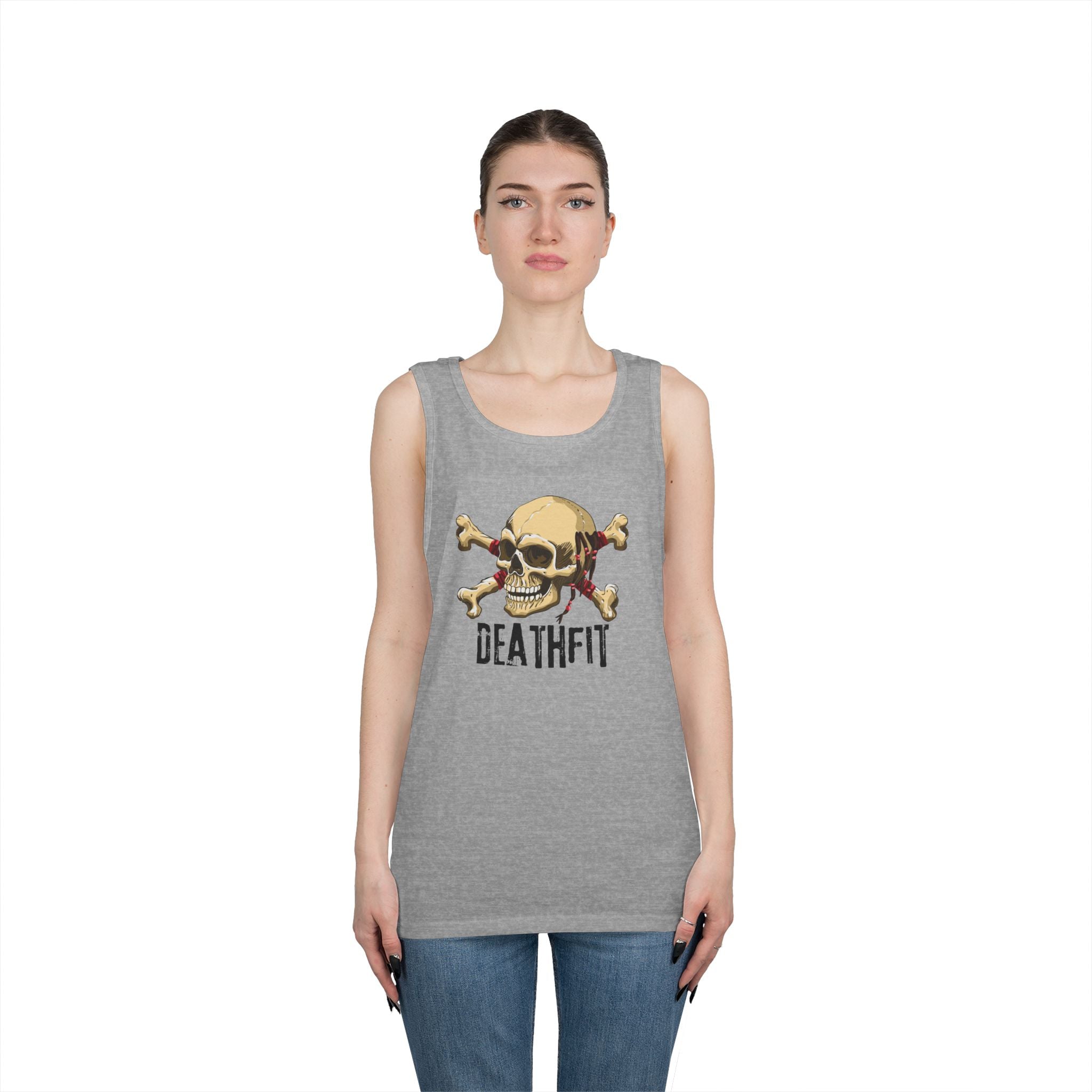 Unisex Heavy Cotton Premium DEATHFIT Tank Top