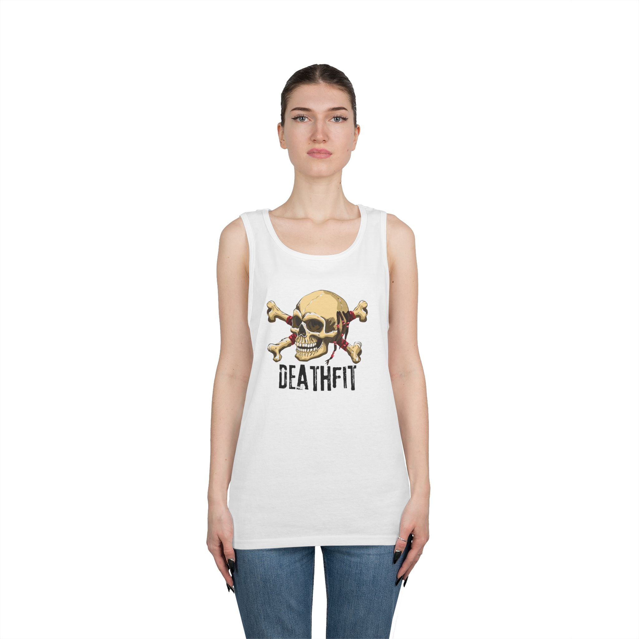 Unisex Heavy Cotton Premium DEATHFIT Tank Top