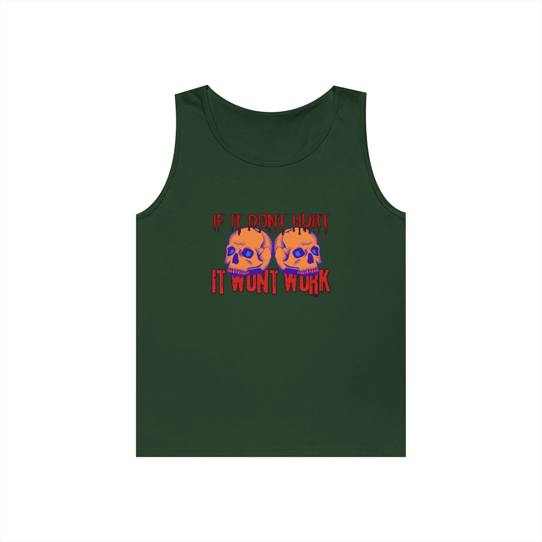 Unisex Heavy Cotton Premium DEATHFIT Tank Top "If IT Doesn't Hurt"