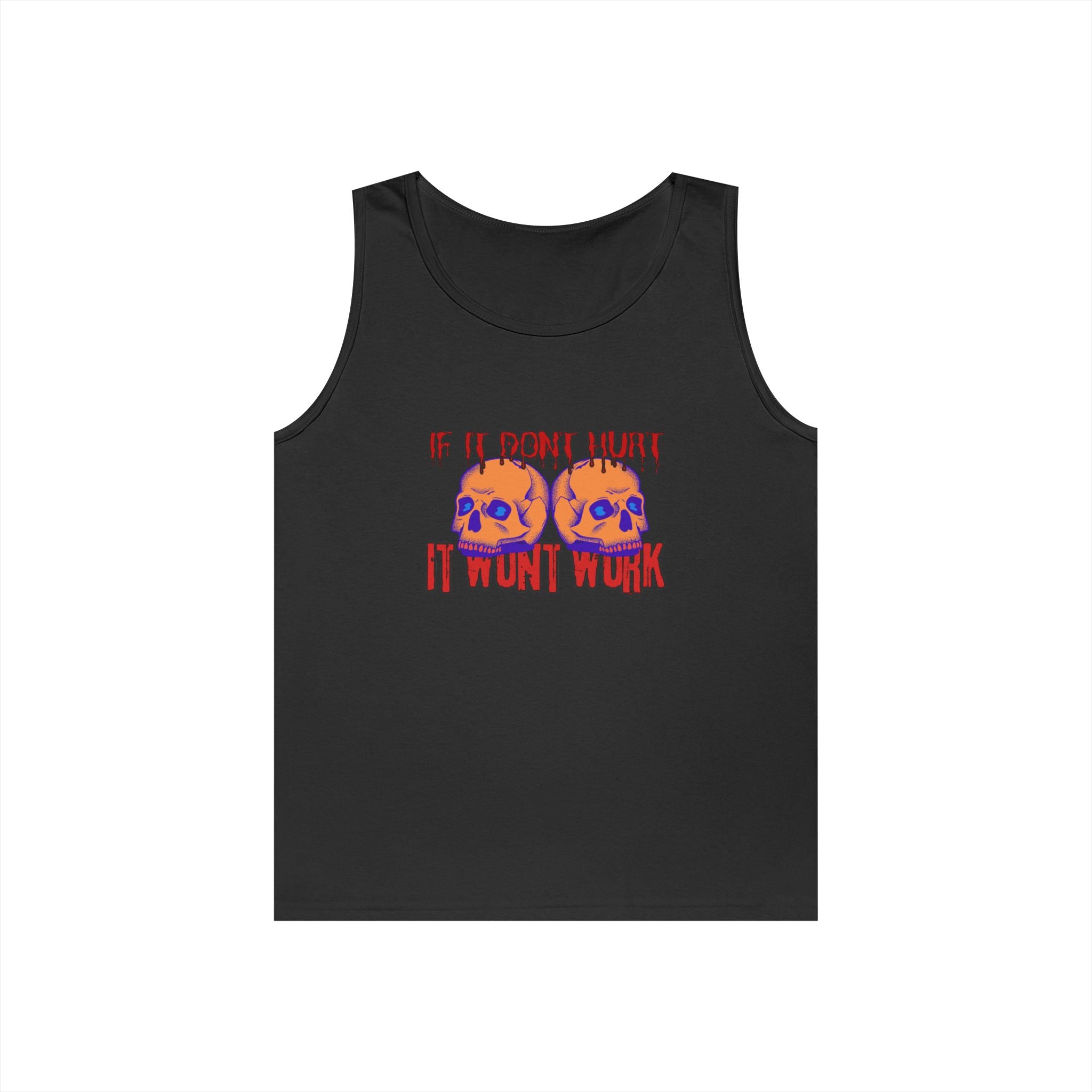 Unisex Heavy Cotton Premium DEATHFIT Tank Top "If IT Doesn't Hurt"