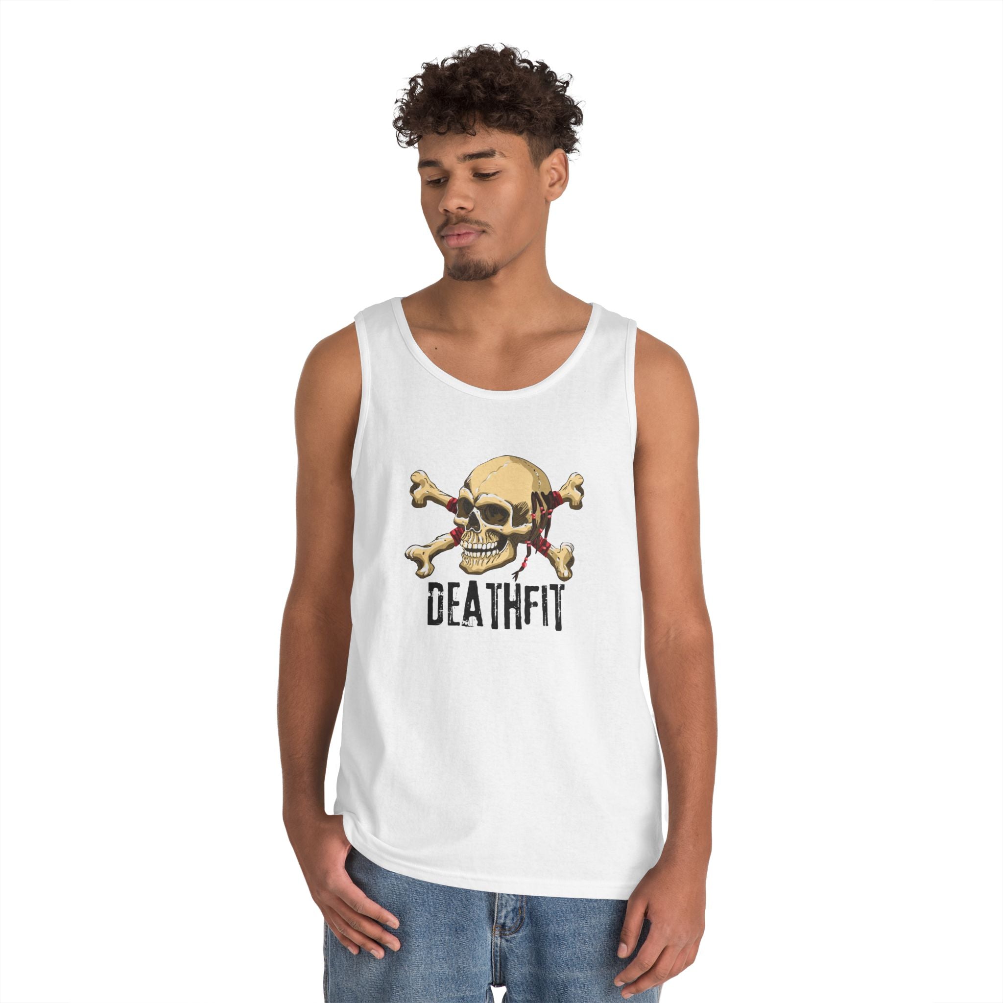 Unisex Heavy Cotton Premium DEATHFIT Tank Top