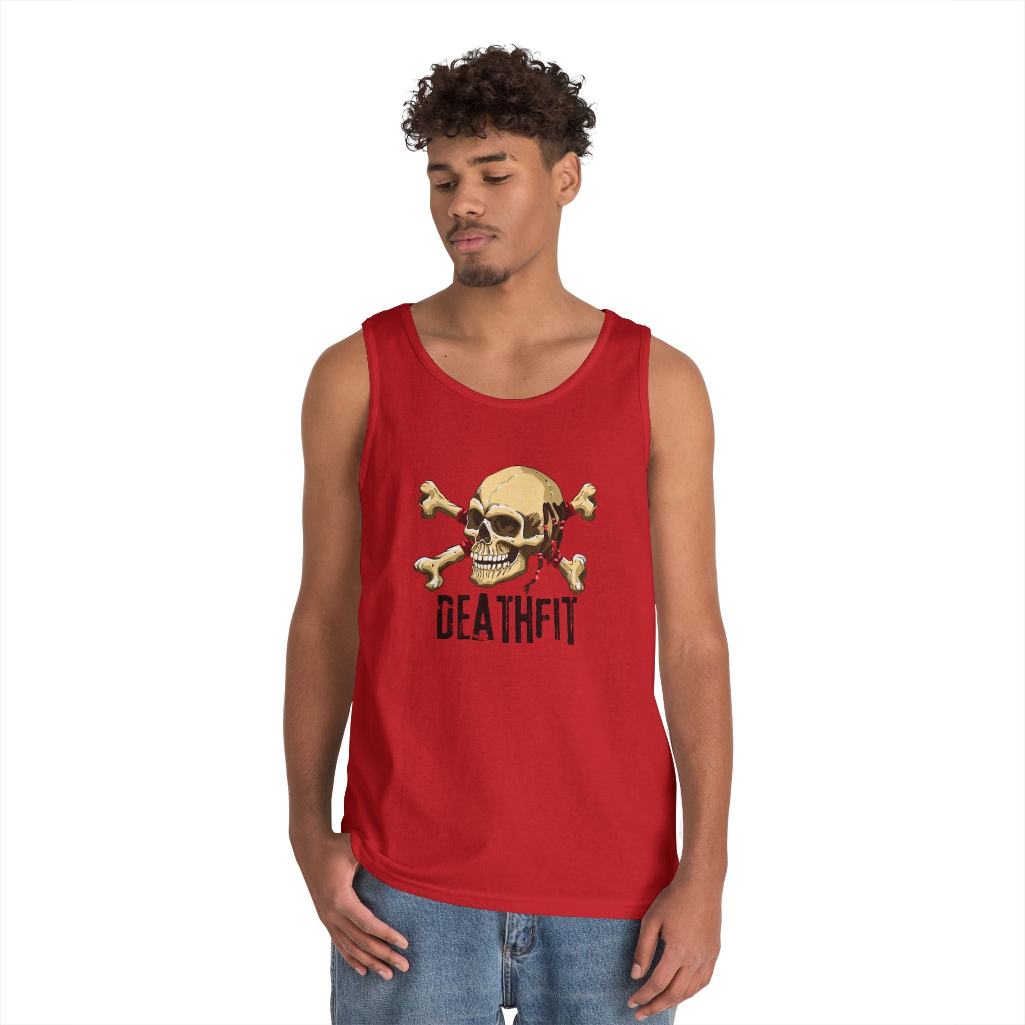 Unisex Heavy Cotton Premium DEATHFIT Tank Top