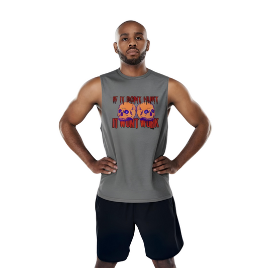 Unisex Stonewash DEATHFIT Tank Top "IF IT DON'T HURT"