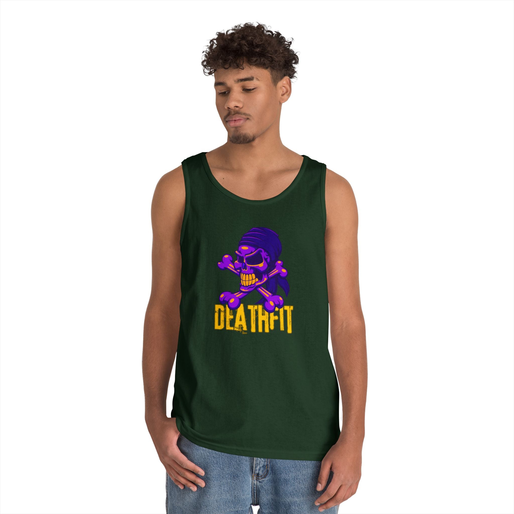 Unisex Heavy Cotton Premium DEATHFIT Tank Top