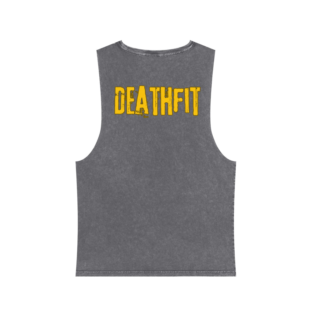 Unisex Stonewash  Premium DEATHFIT Tank Top