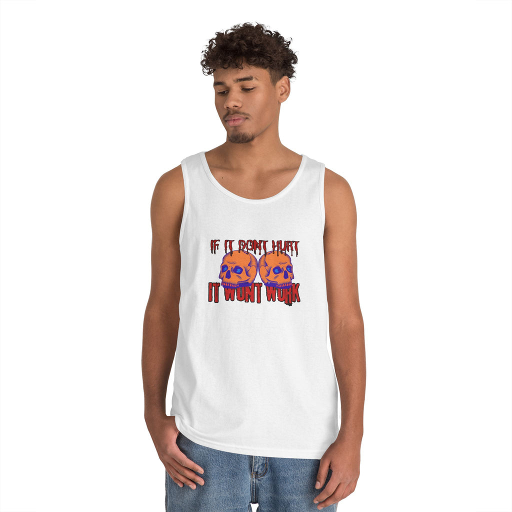 Unisex Heavy Cotton Premium DEATHFIT Tank Top "If IT Doesn't Hurt"