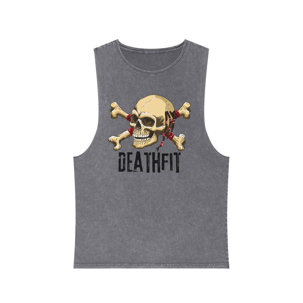 Unisex Stonewash  Premium DEATHFIT Tank Top
