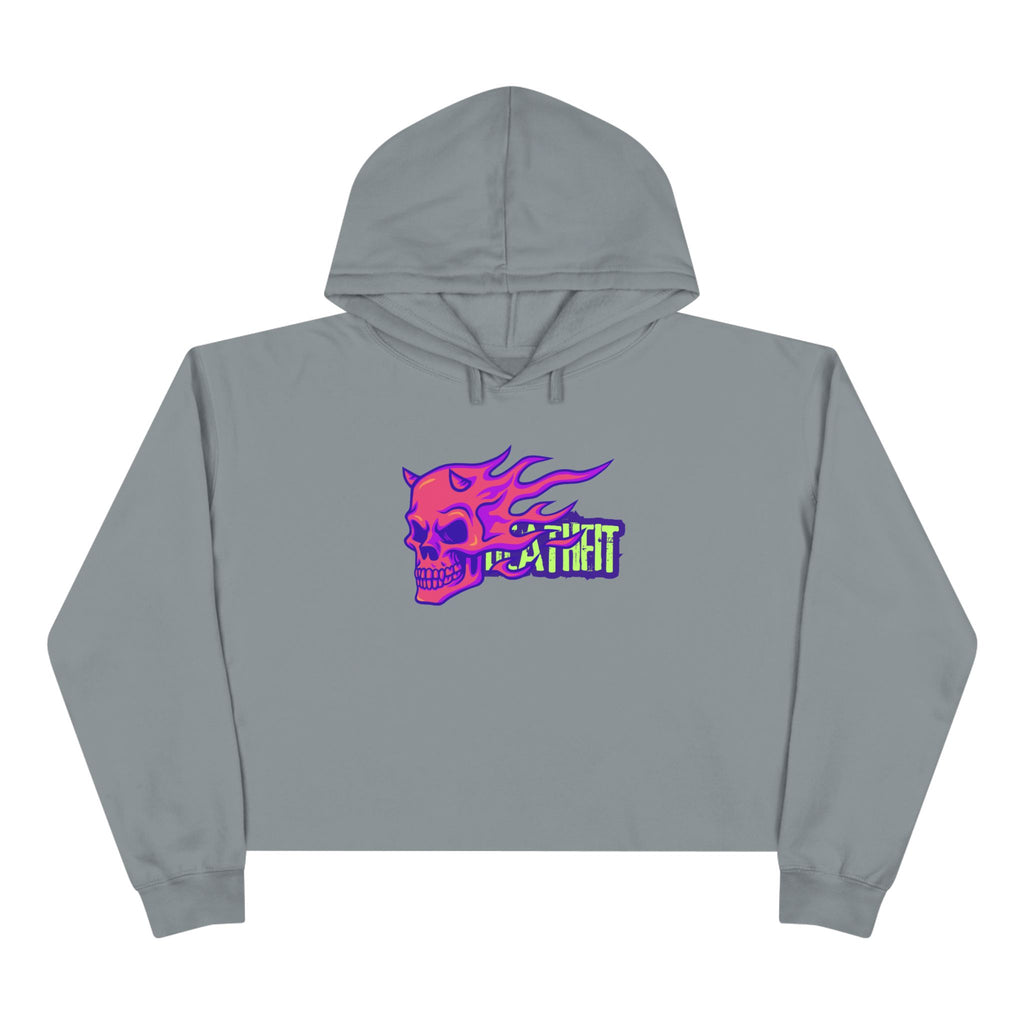 DEATHFIT Premium Crop Hoodie