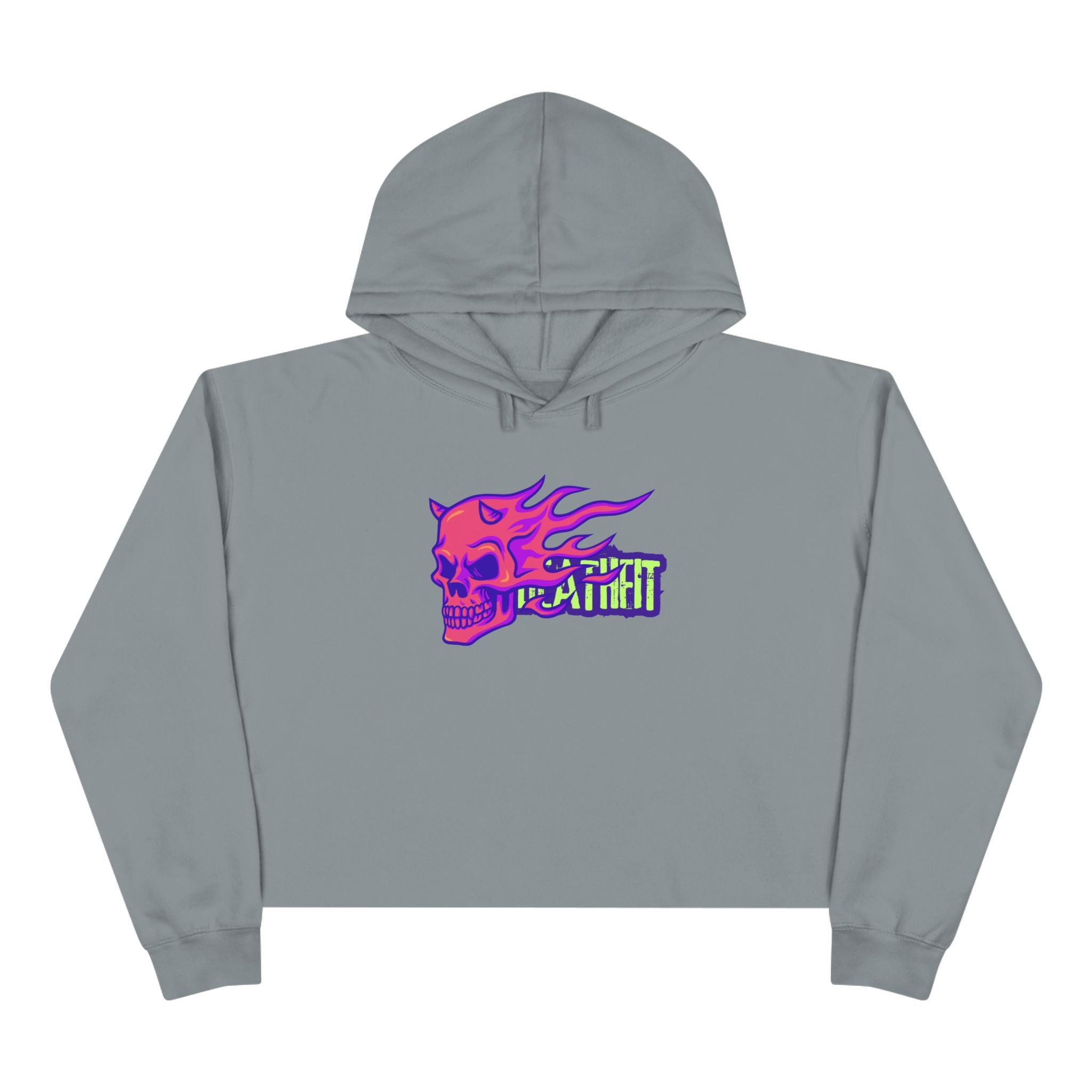 DEATHFIT Premium Crop Hoodie