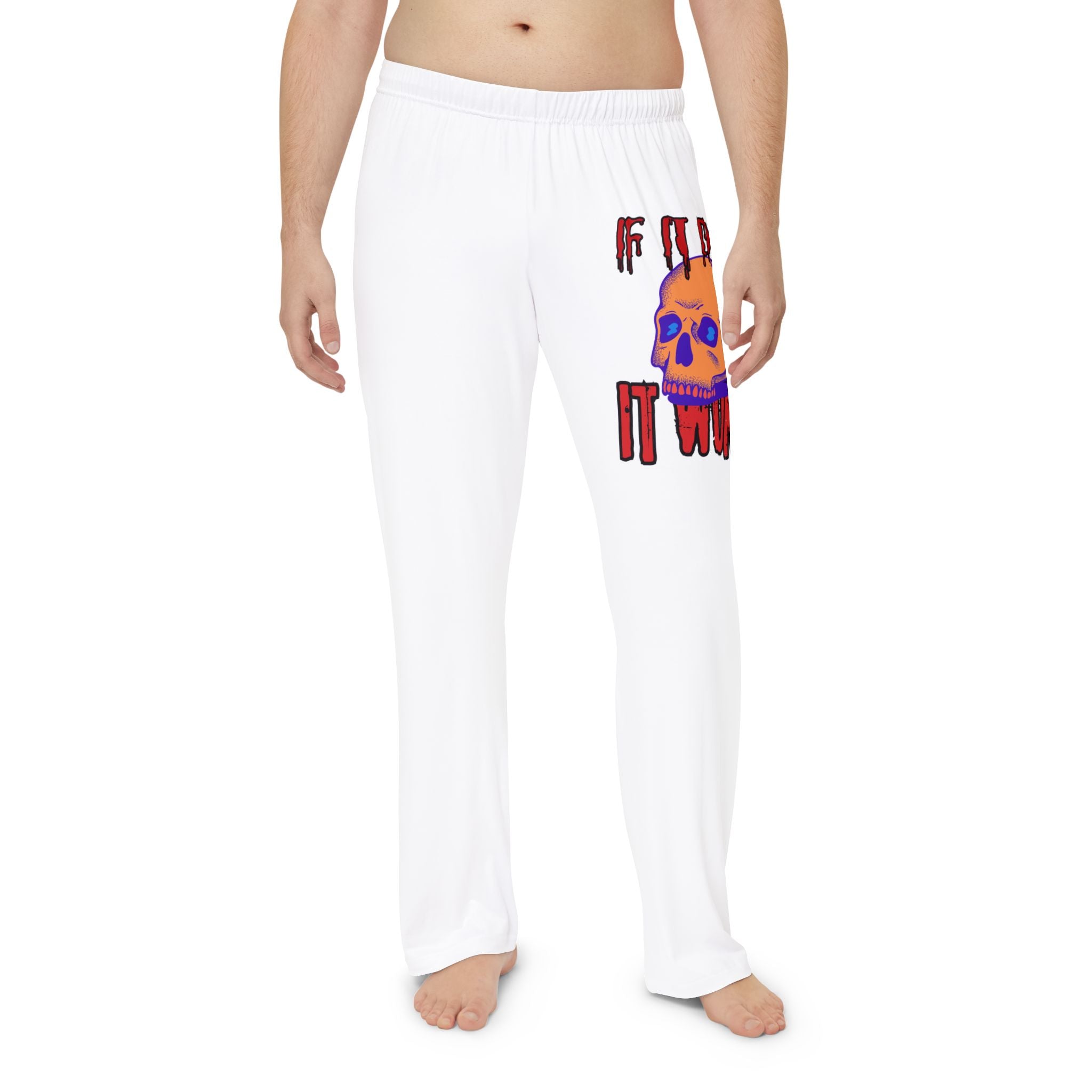 Men's DEATHFIT Pajama Pants (AOP) "If it doesn't Hurt"