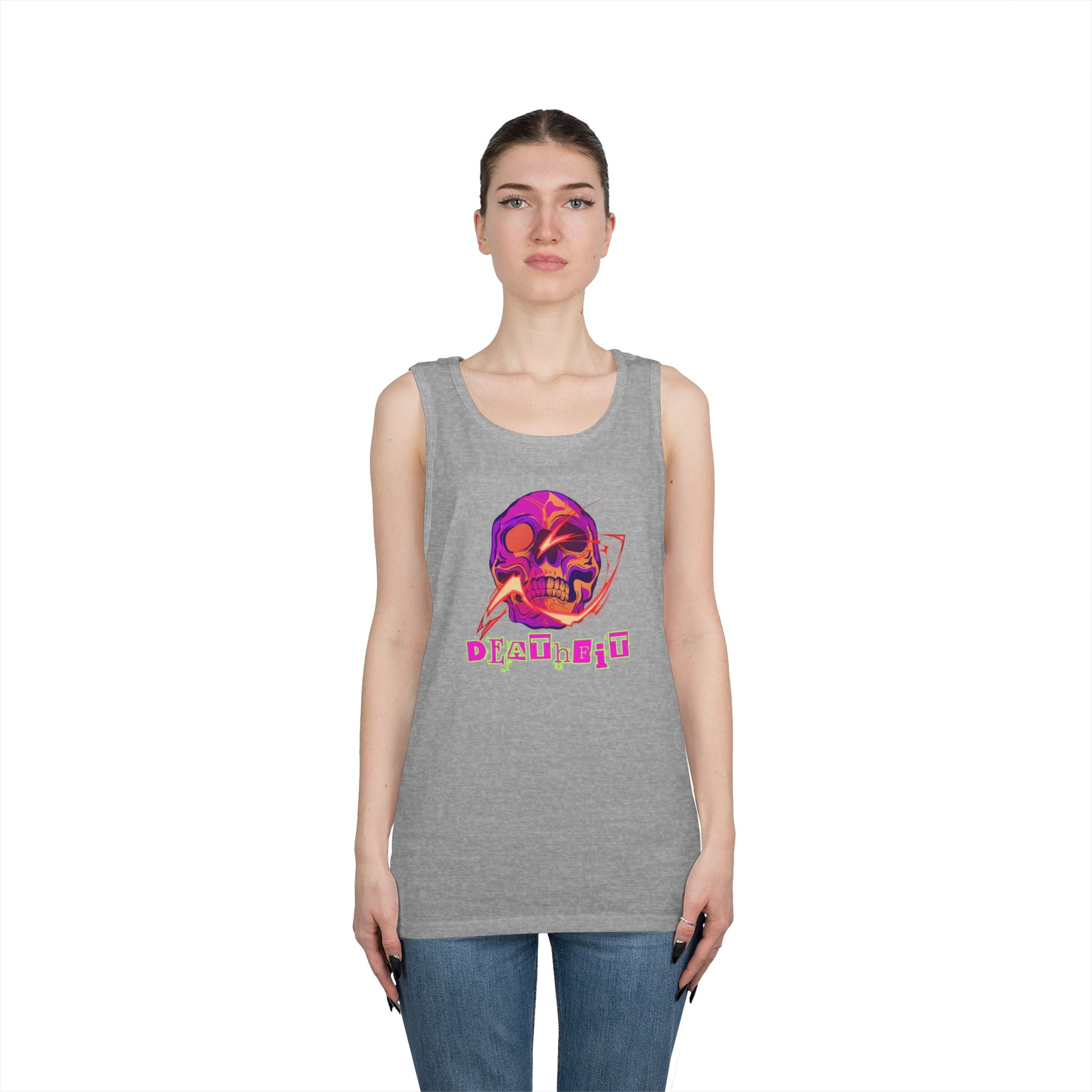 Unisex Heavy Cotton Premium DEATHFIT Tank Top