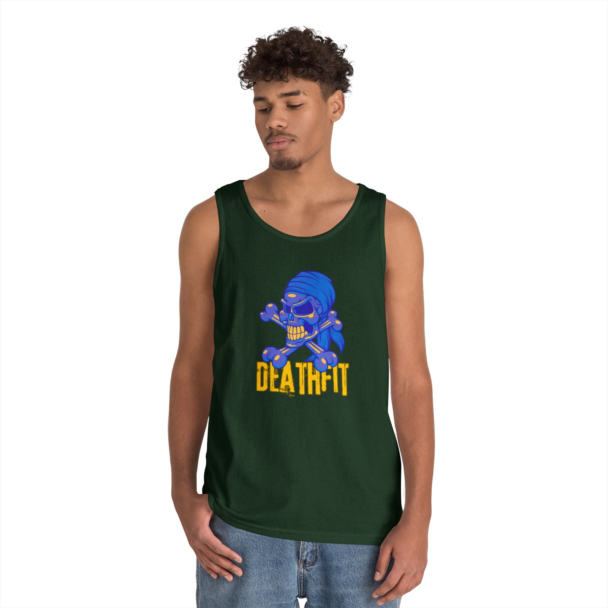 Unisex Heavy Cotton Premium DEATHFIT Tank Top