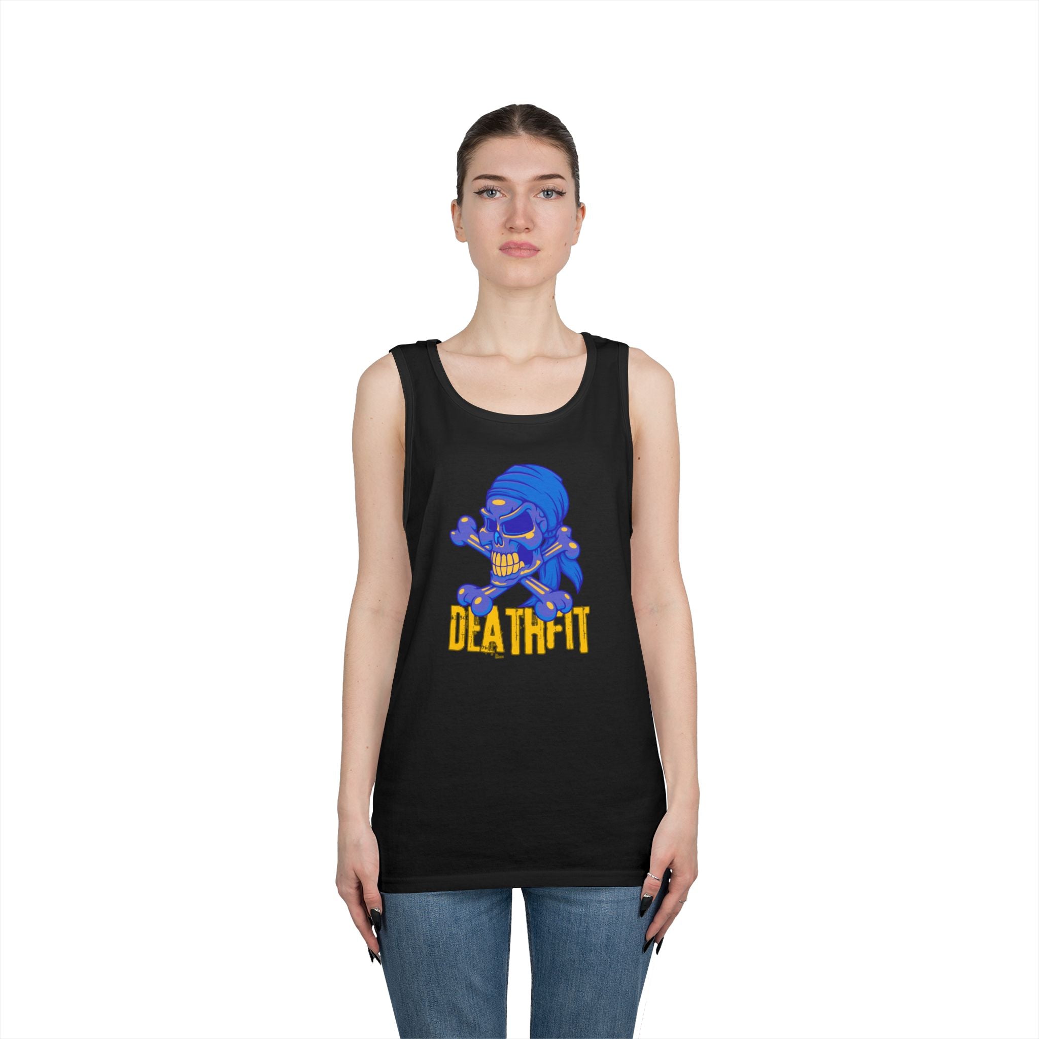 Unisex Heavy Cotton Premium DEATHFIT Tank Top