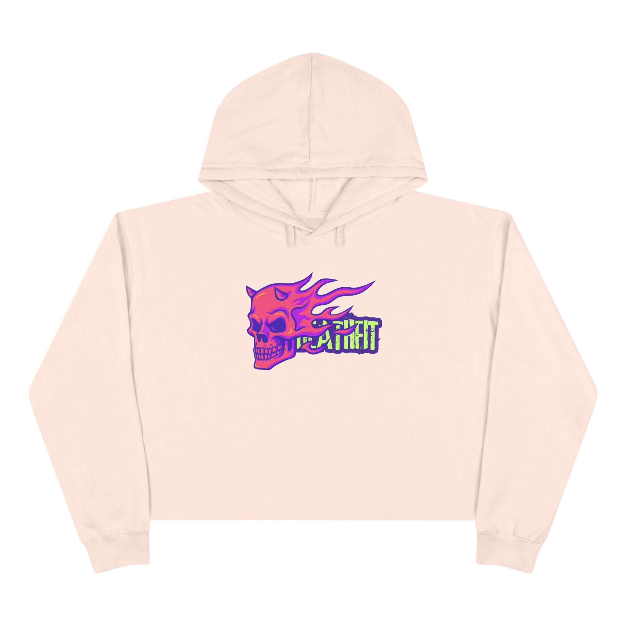 DEATHFIT Premium Crop Hoodie