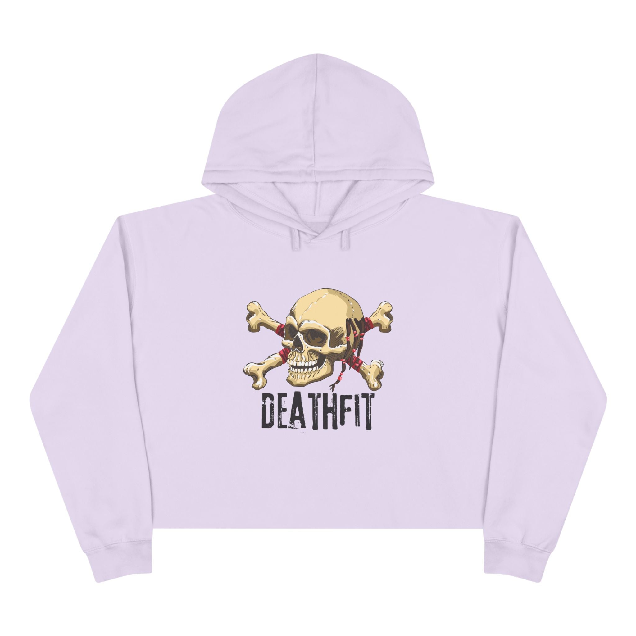 DEATHFIT Premium Crop Hoodie