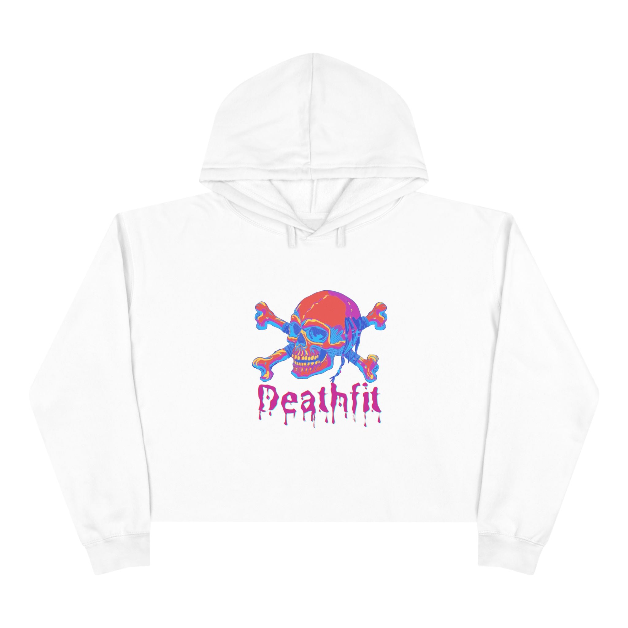DEATHFIT Premium Crop Hoodie