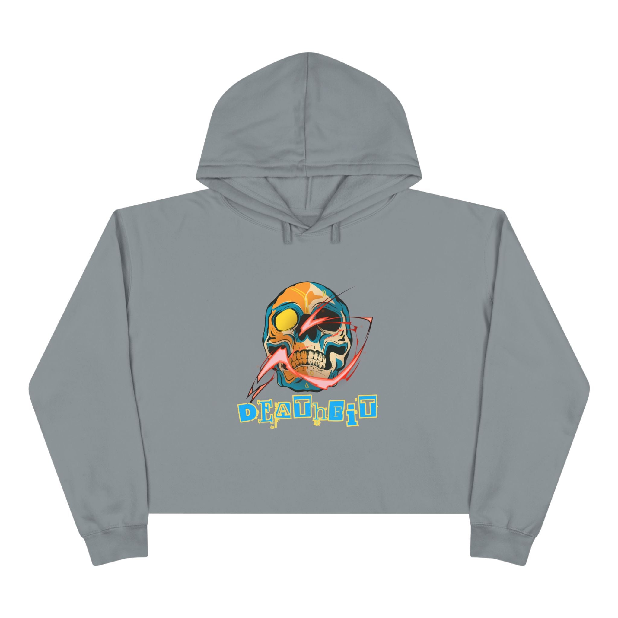 DEATHFIT Premium Crop Hoodie