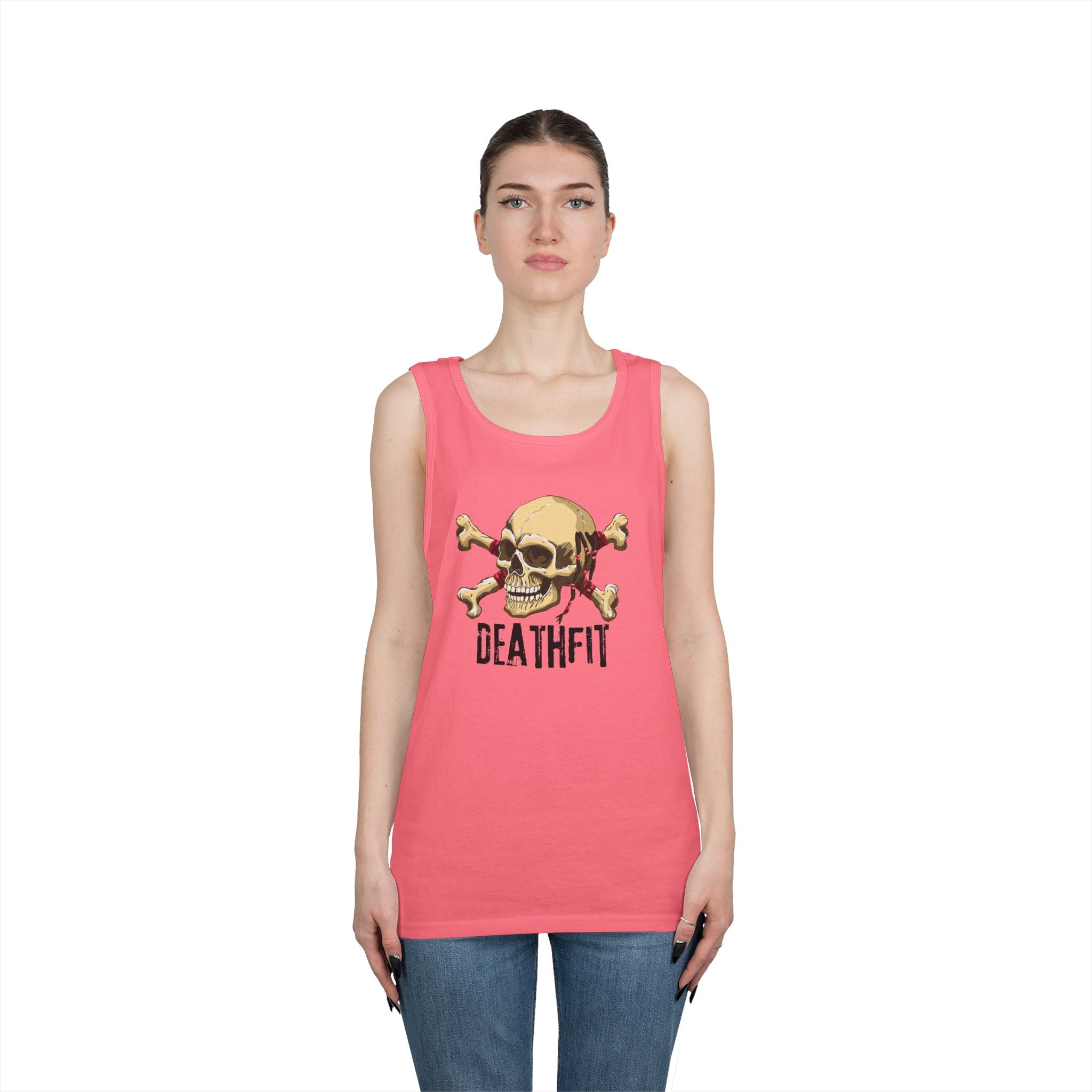 Unisex Heavy Cotton Premium DEATHFIT Tank Top