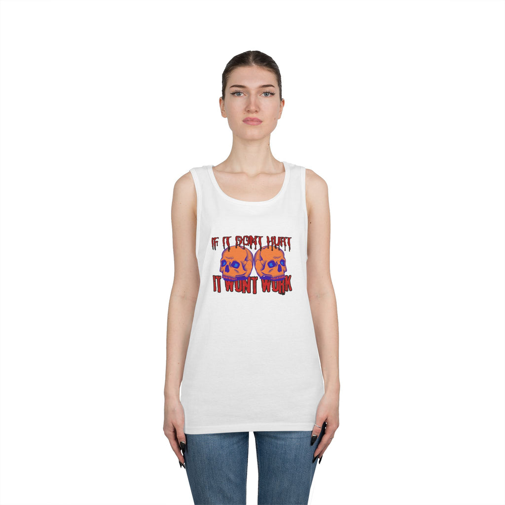 Unisex Heavy Cotton Premium DEATHFIT Tank Top "If IT Doesn't Hurt"