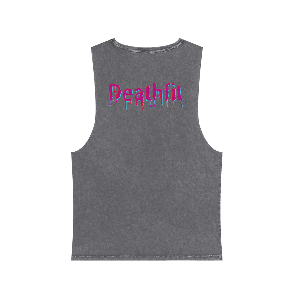 Unisex Stonewash  Premium DEATHFIT Tank Top
