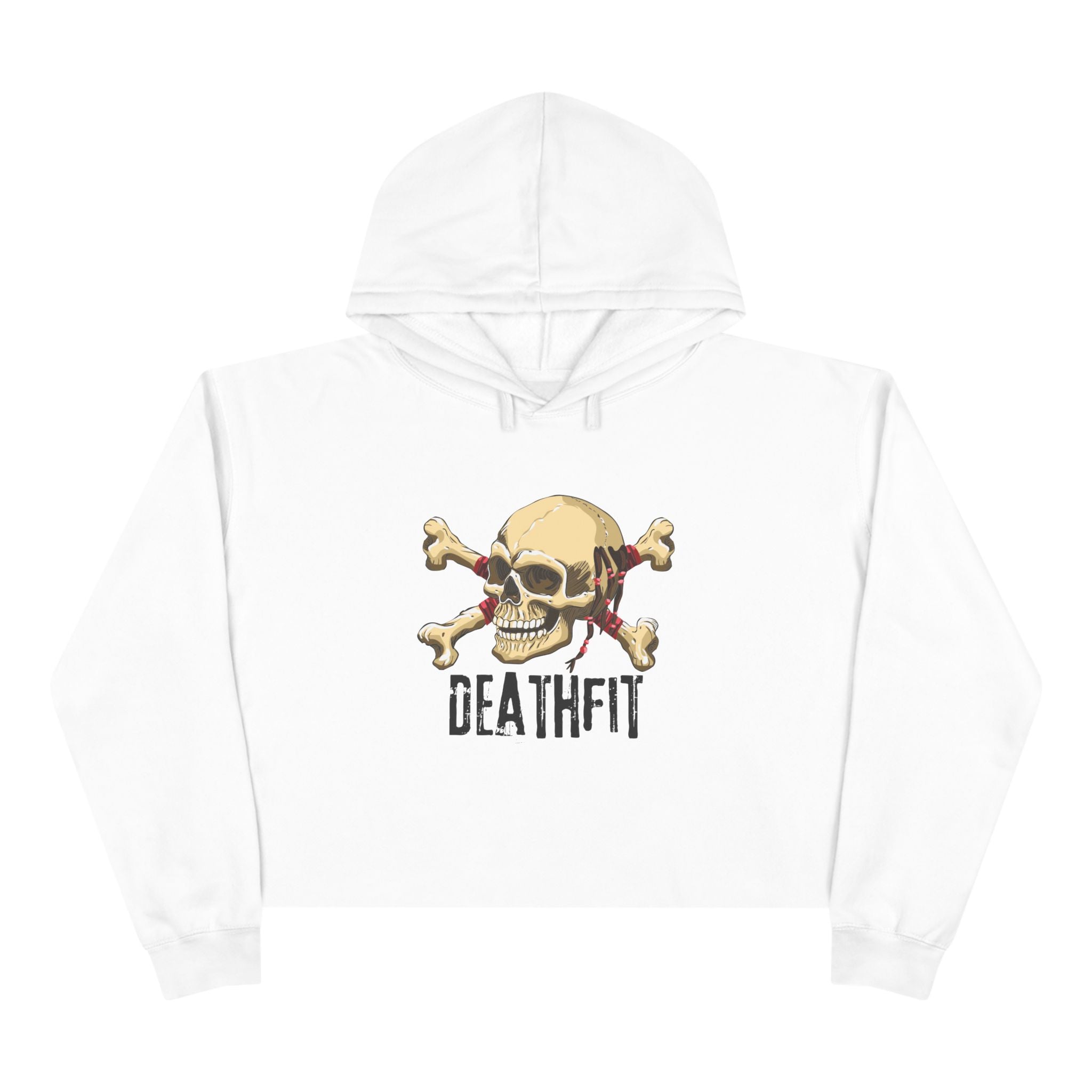 DEATHFIT Premium Crop Hoodie
