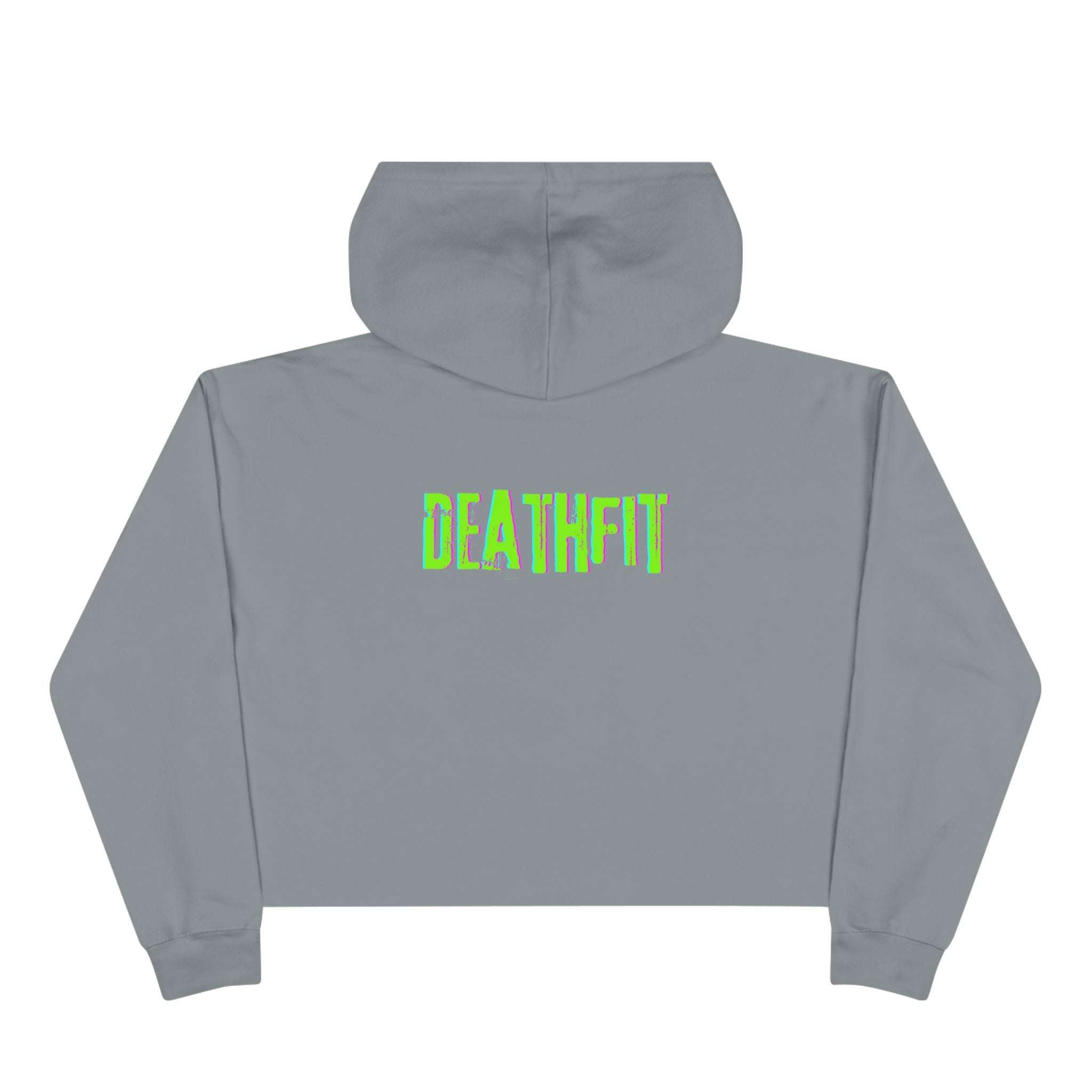DEATHFIT Premium Crop Hoodie