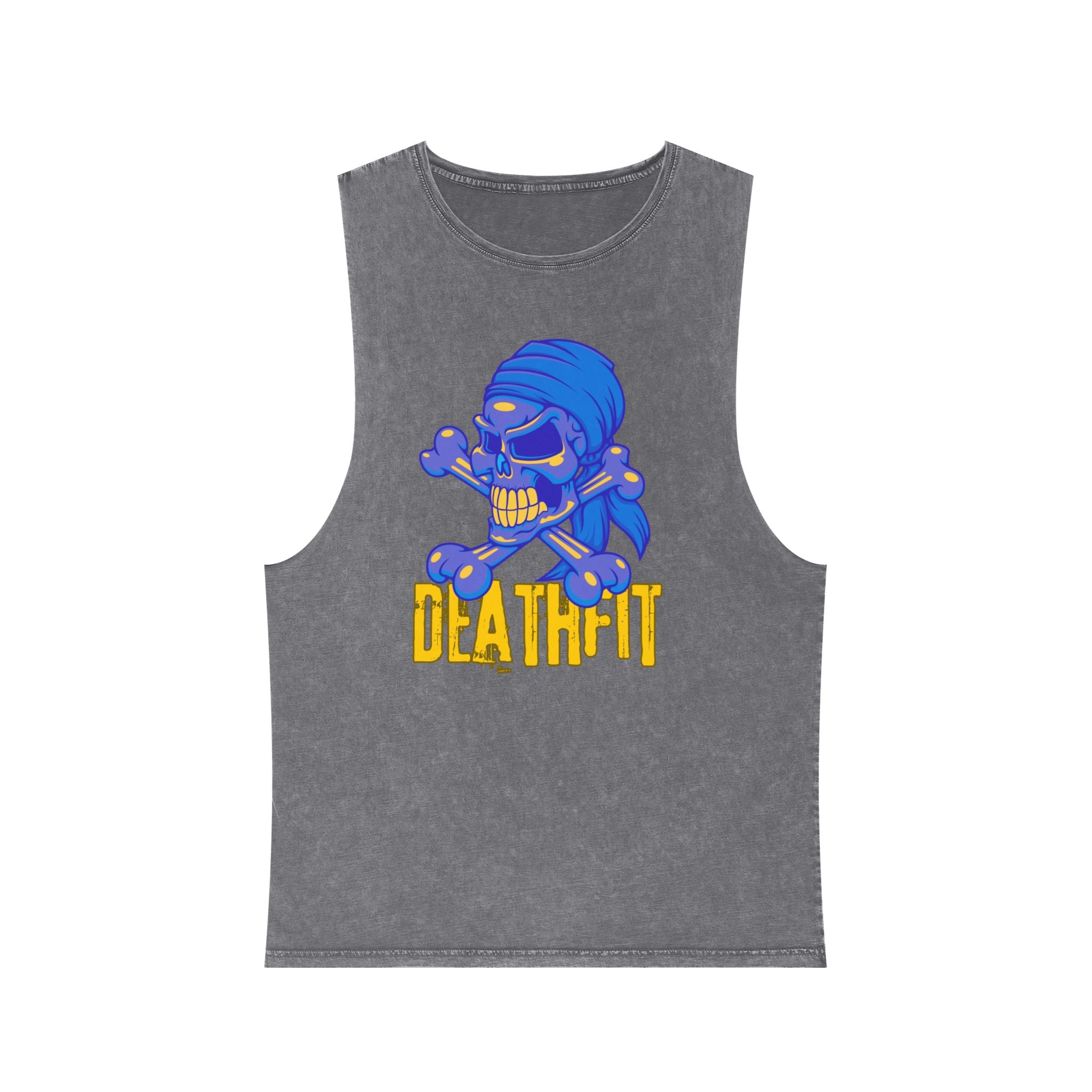 Unisex Stonewash  Premium DEATHFIT Tank Top
