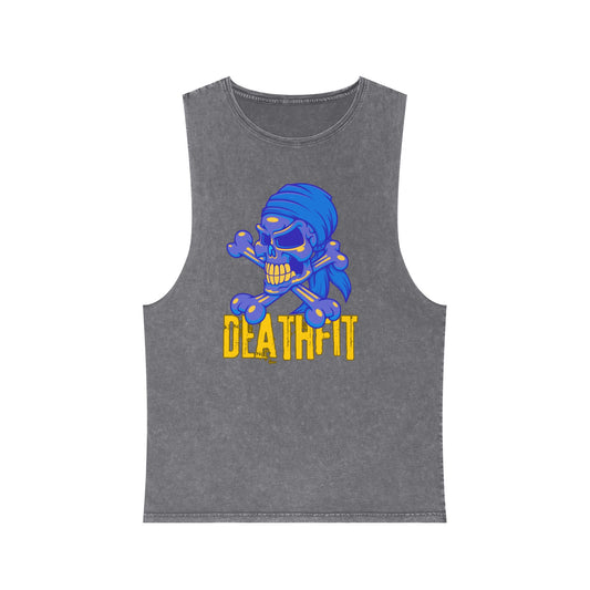 Unisex Stonewash  Premium DEATHFIT Tank Top
