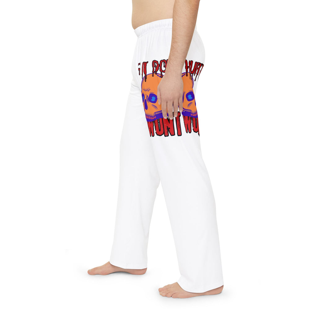 Men's DEATHFIT Pajama Pants (AOP) "If it doesn't Hurt"