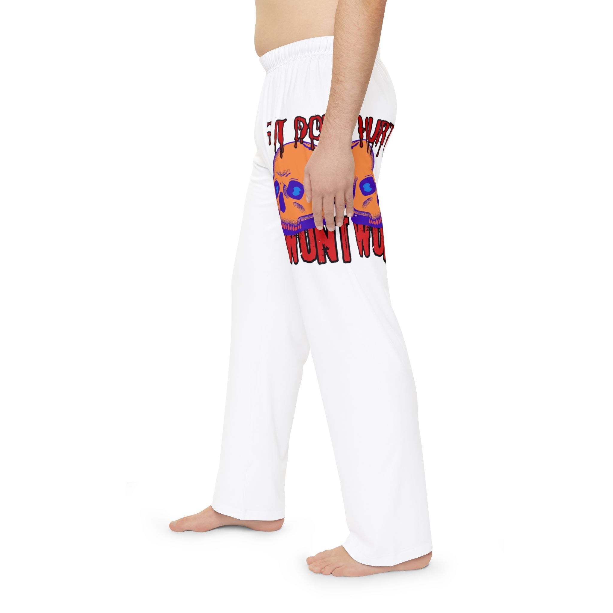 Men's DEATHFIT Pajama Pants (AOP) "If it doesn't Hurt"