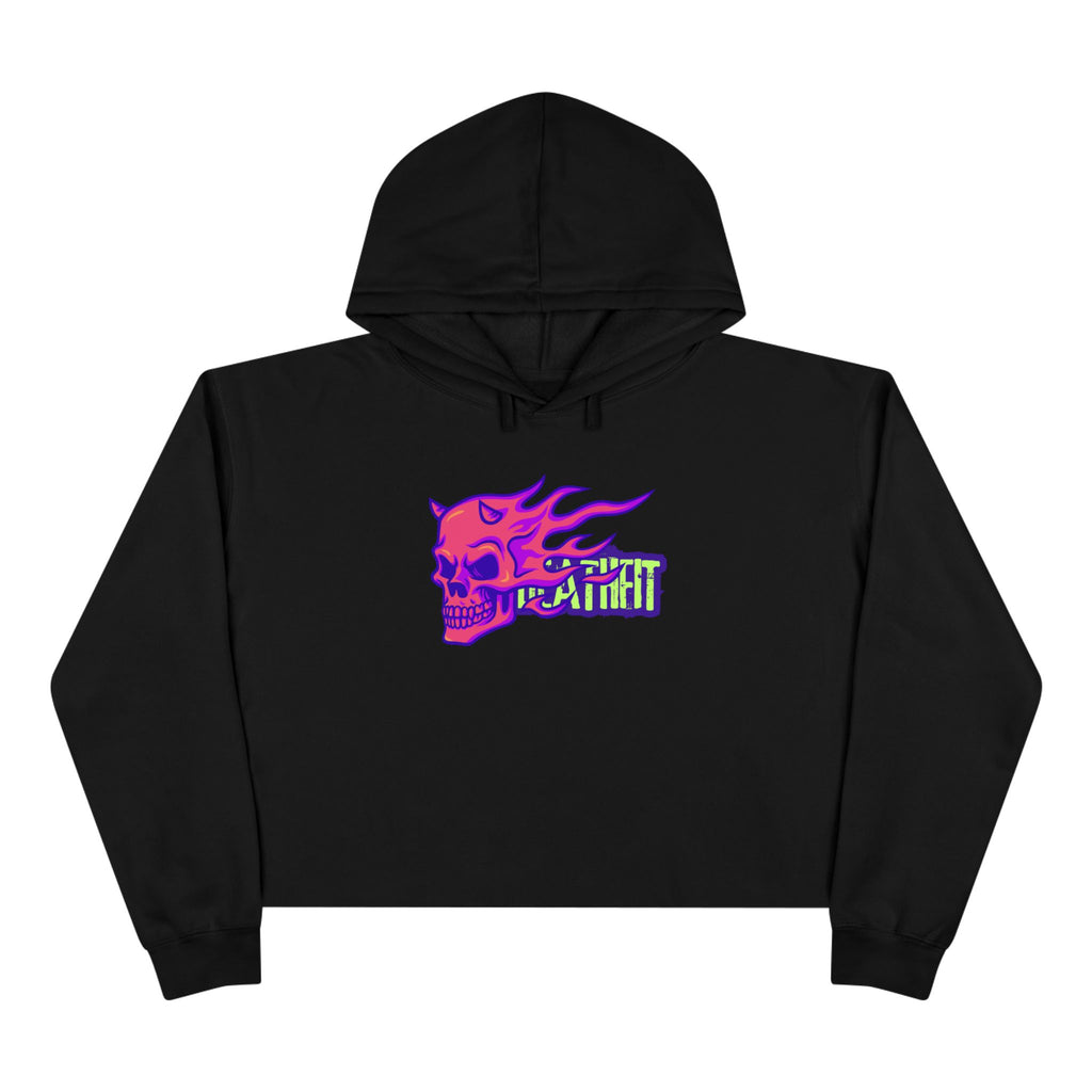 DEATHFIT Premium Crop Hoodie
