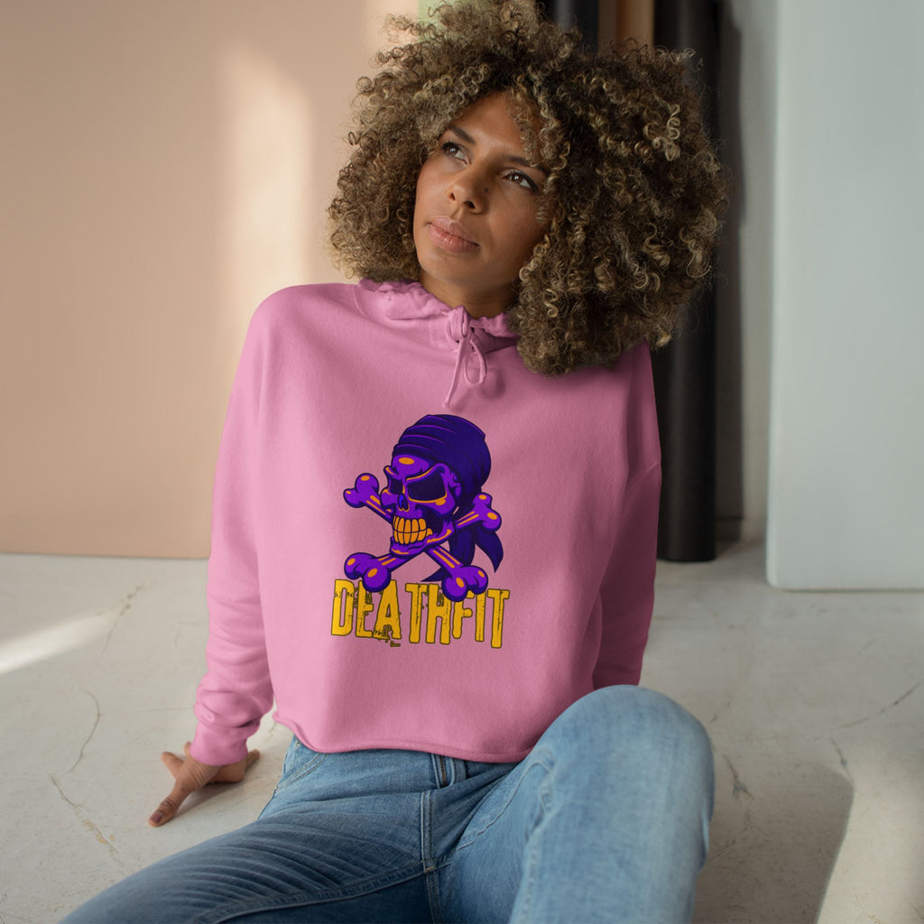 DEATHFIT Premium Crop Hoodie