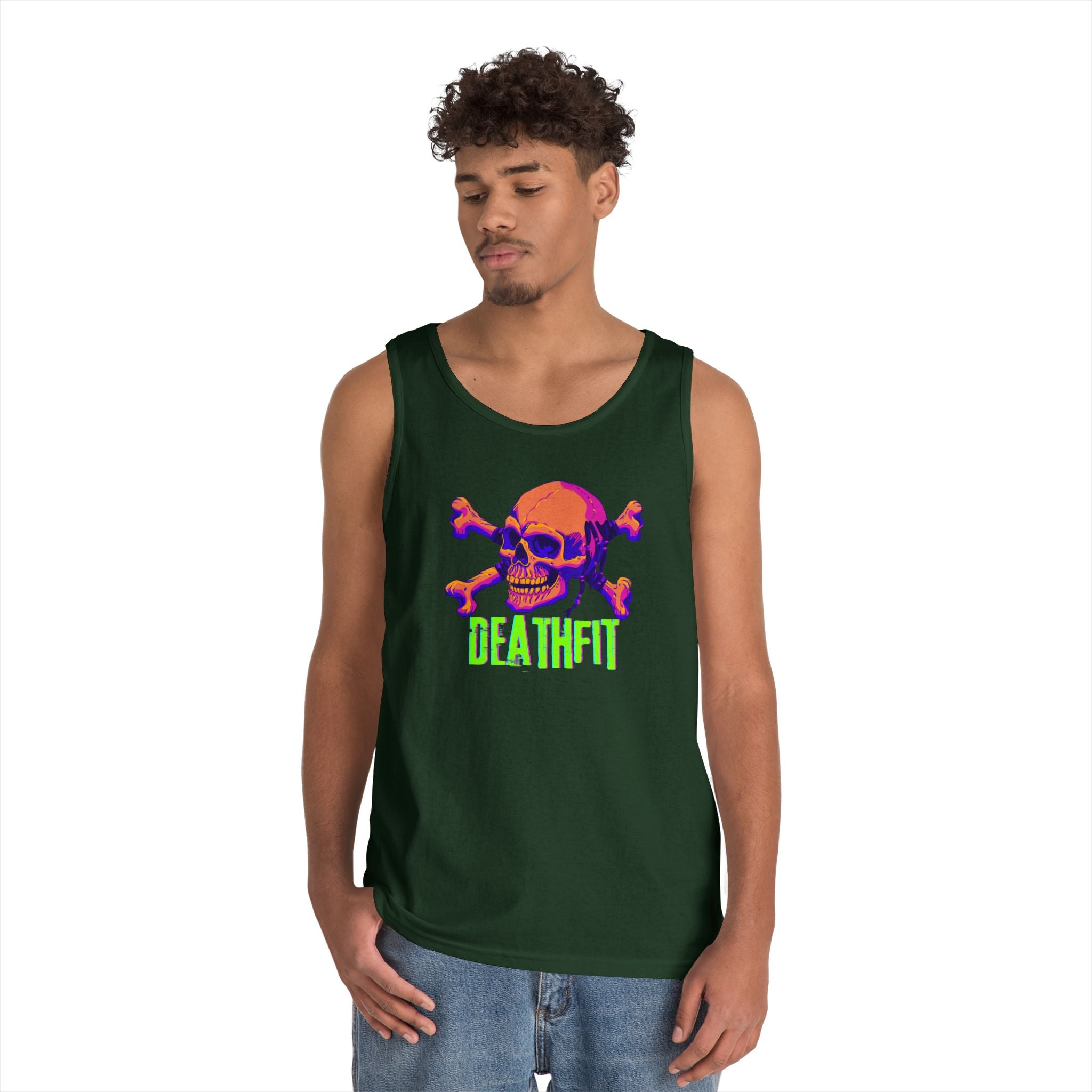 Unisex Heavy Cotton Premium DEATHFIT Tank Top