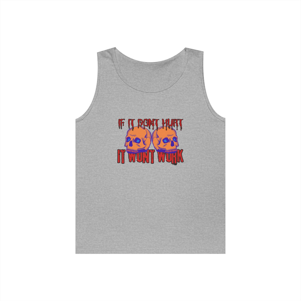 Unisex Heavy Cotton Premium DEATHFIT Tank Top "If IT Doesn't Hurt"