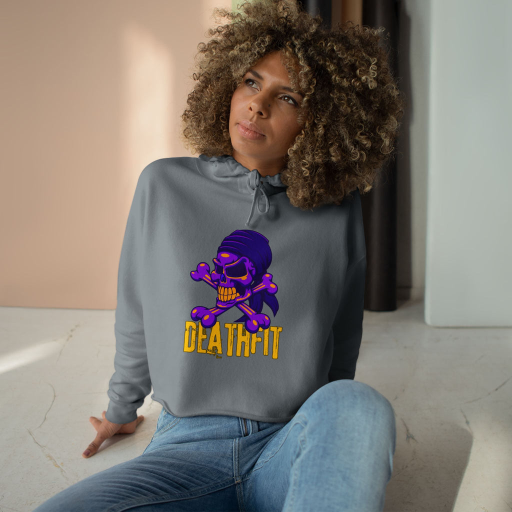 DEATHFIT Premium Crop Hoodie