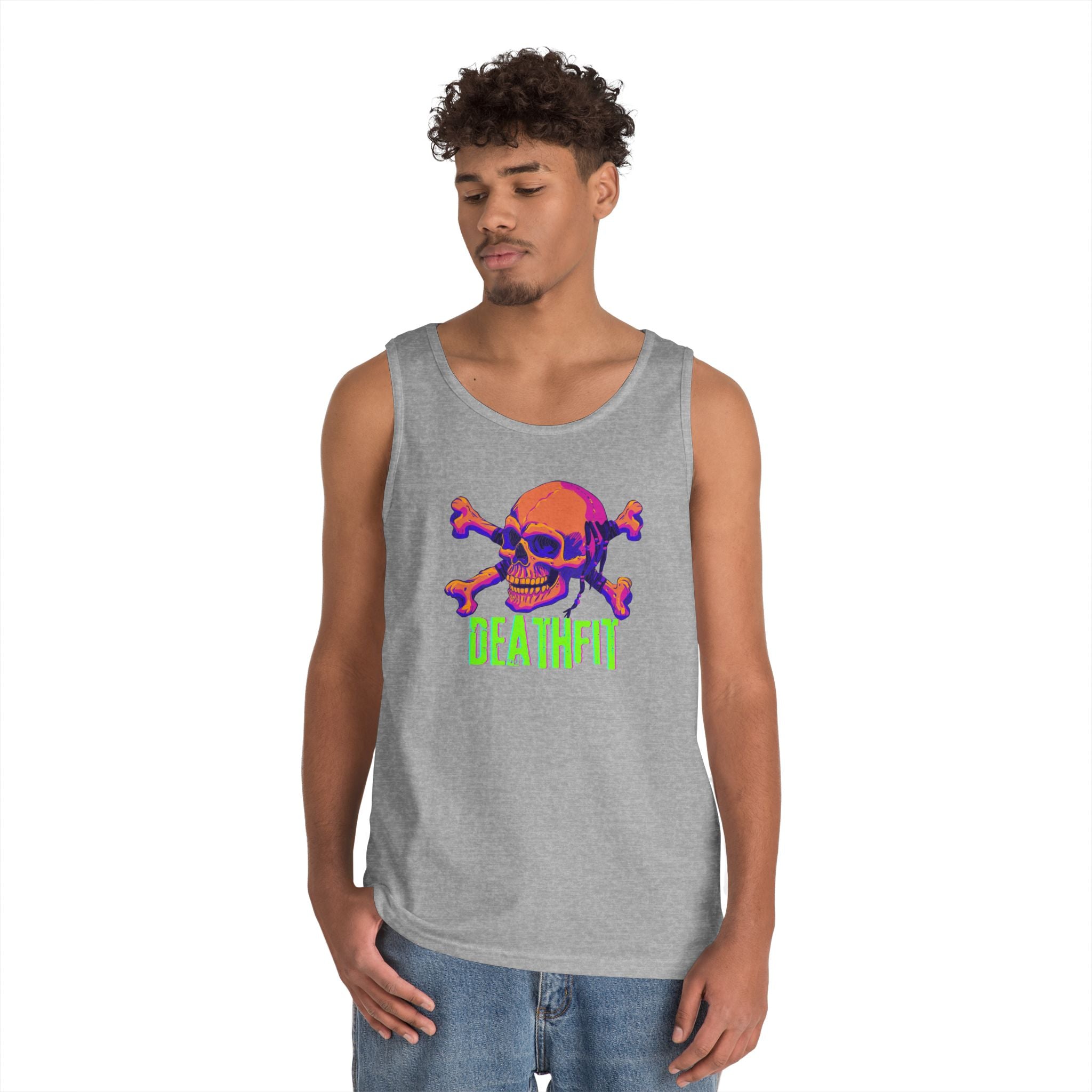 Unisex Heavy Cotton Premium DEATHFIT Tank Top