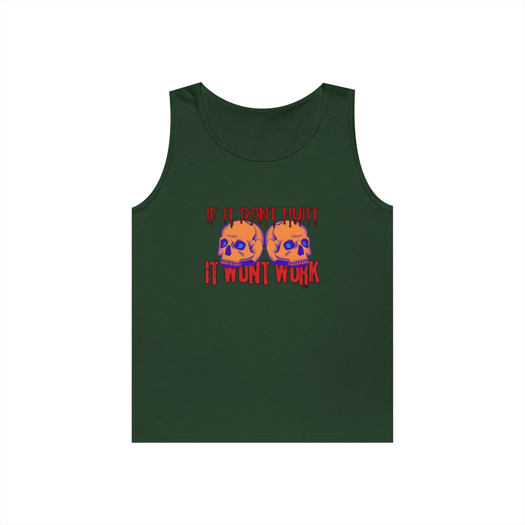 Unisex Heavy Cotton Premium DEATHFIT Tank Top "If IT Doesn't Hurt"