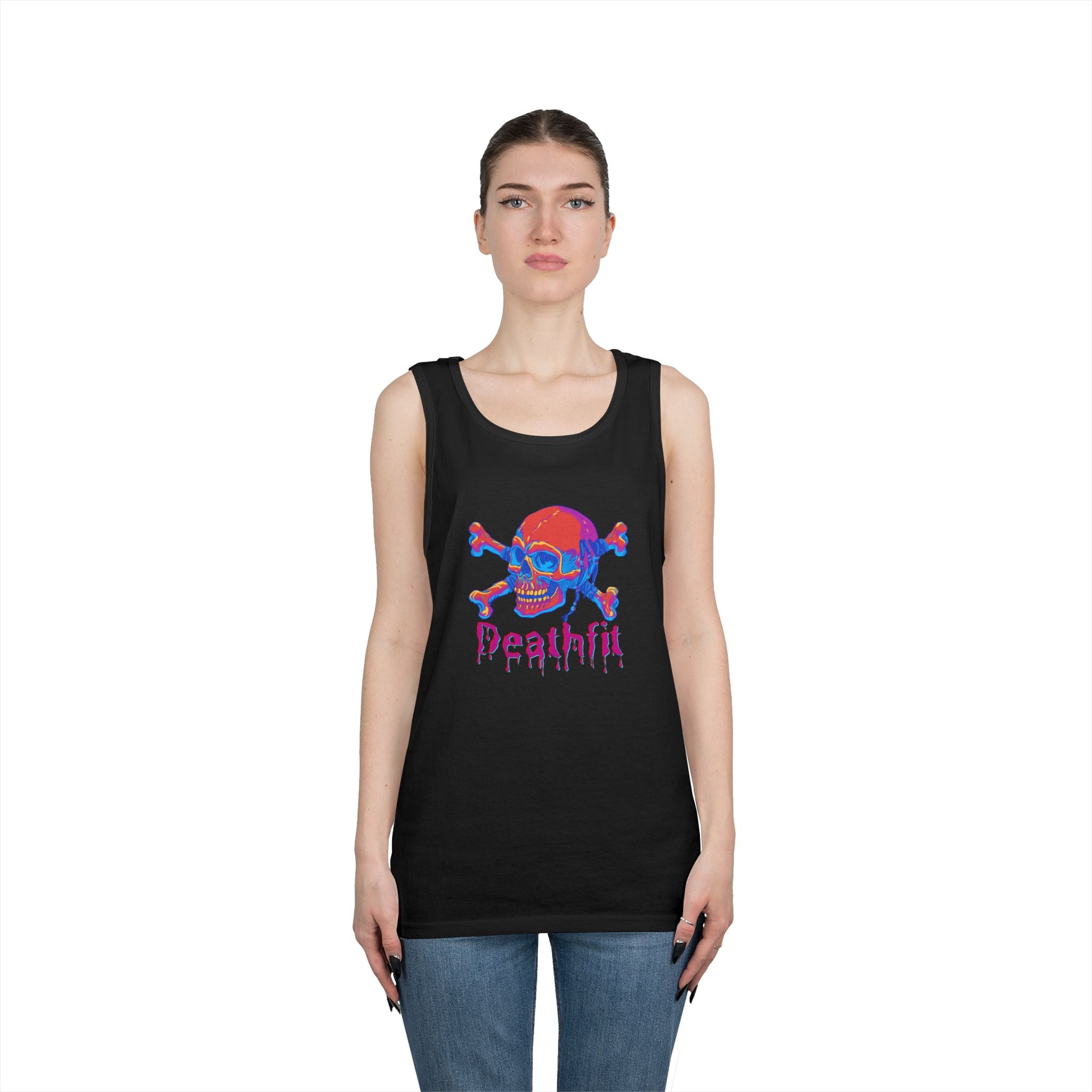 Unisex Heavy Cotton Premium DEATHFIT Tank Top
