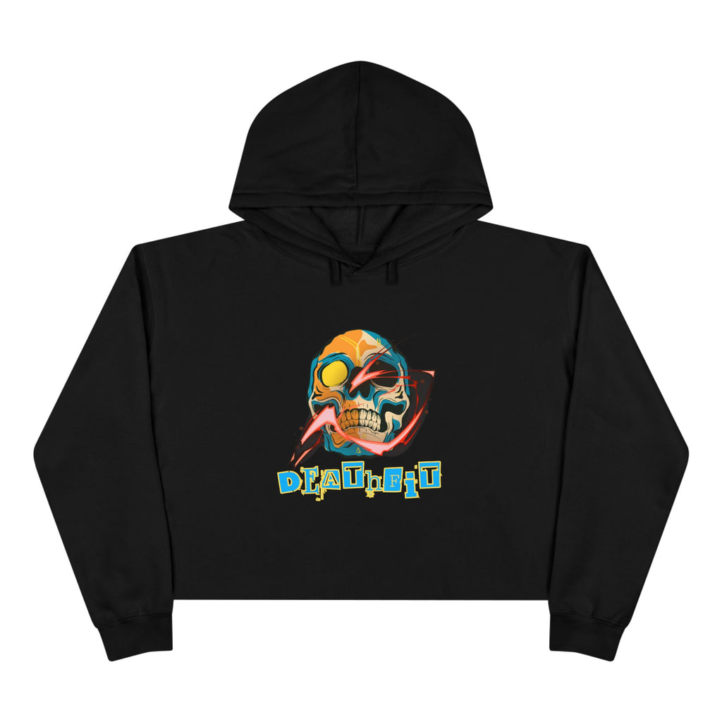 DEATHFIT Premium Crop Hoodie